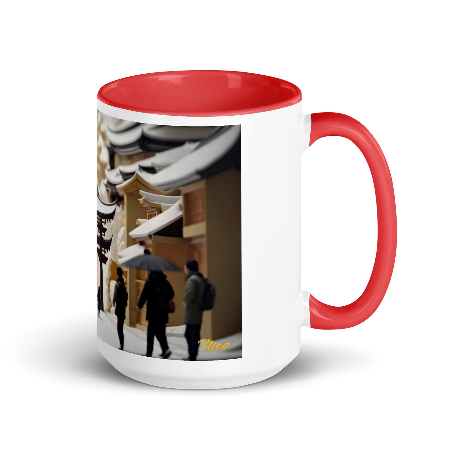 I Wish It Would Snow Series Print #8 - Mug with Color Inside