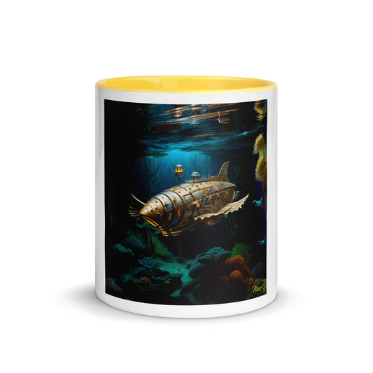 20,000 Leagues Under The Sea Series Print #9 - Mug with Color Inside