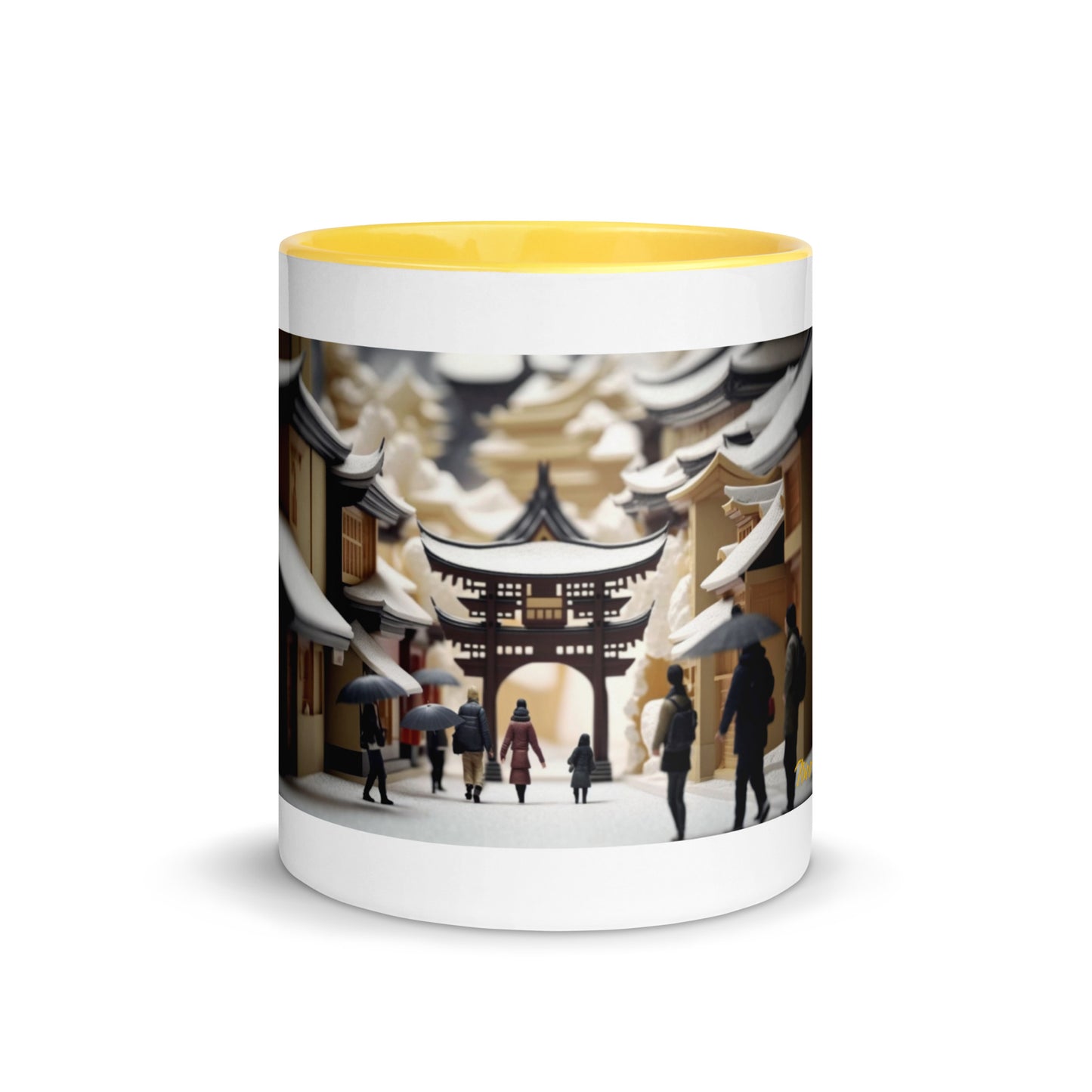 I Wish It Would Snow Series Print #8 - Mug with Color Inside