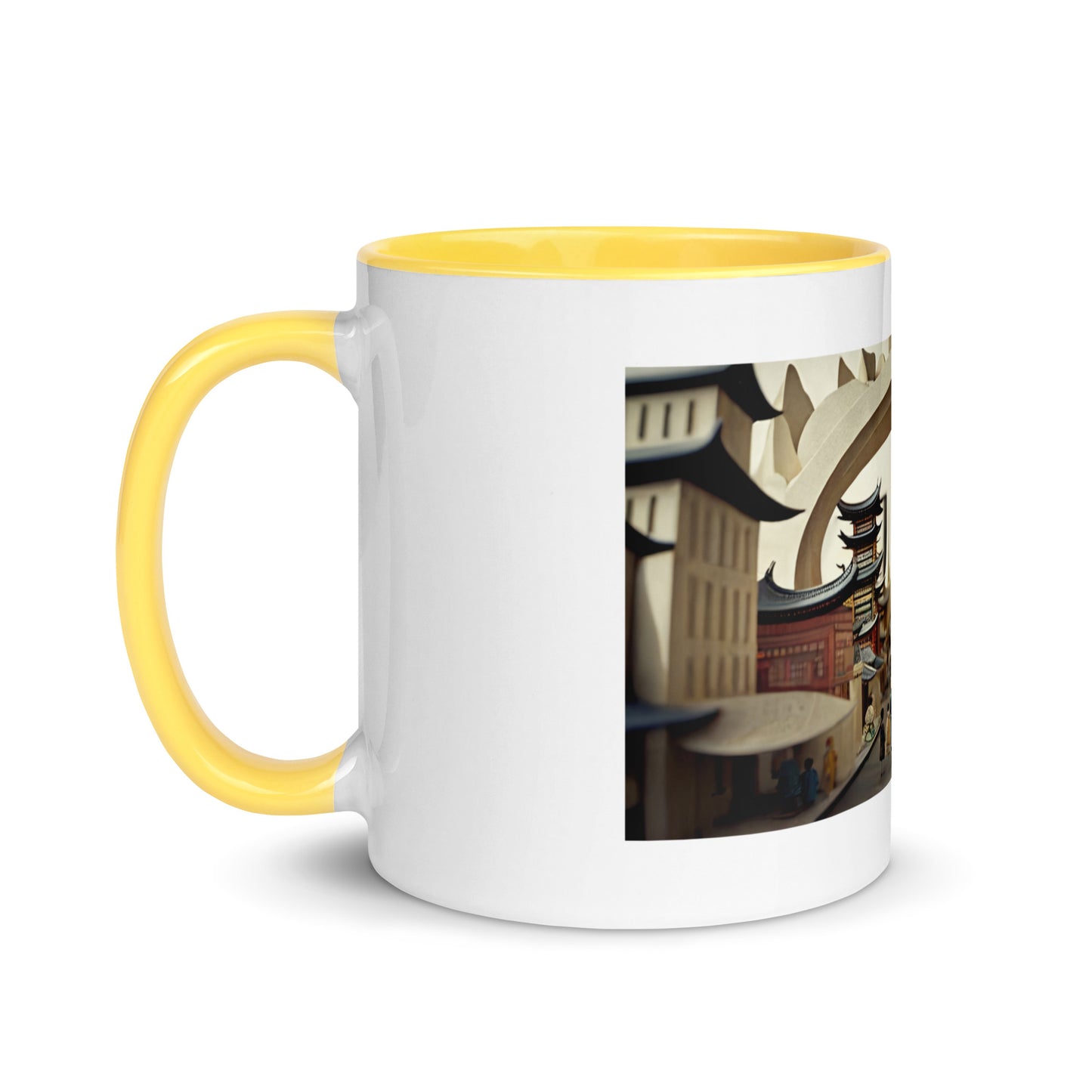 Via The Metropolis Series Print #3 - Mug with Color Inside