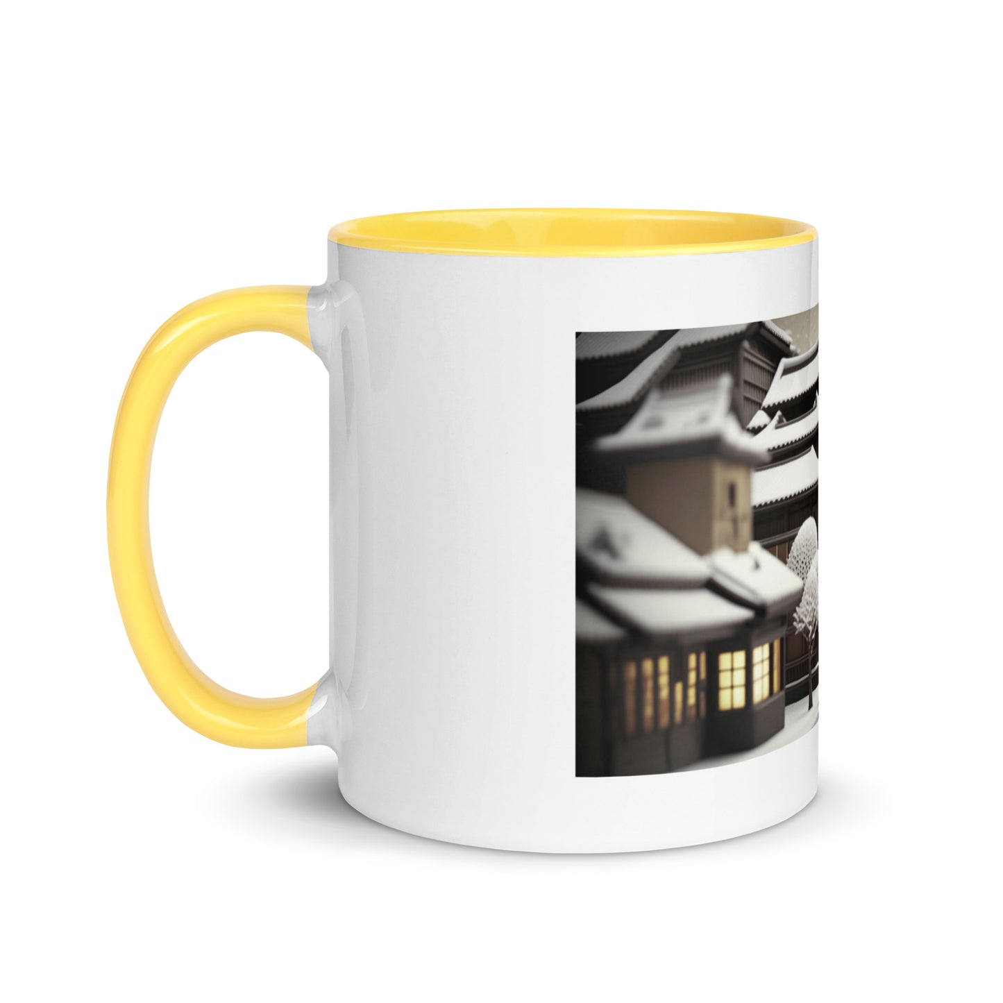 I Wish It Would Snow Series Print #7 - Mug with Color Inside