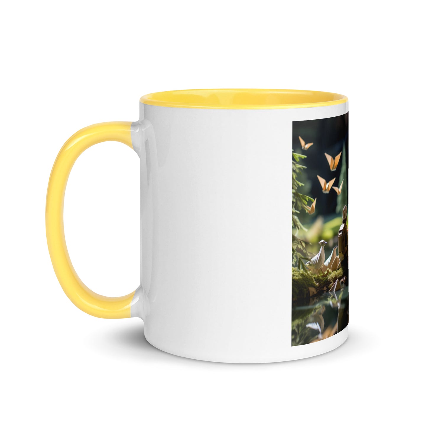 Relaxing By The Brook Series Print #5 - Mug with Color Inside