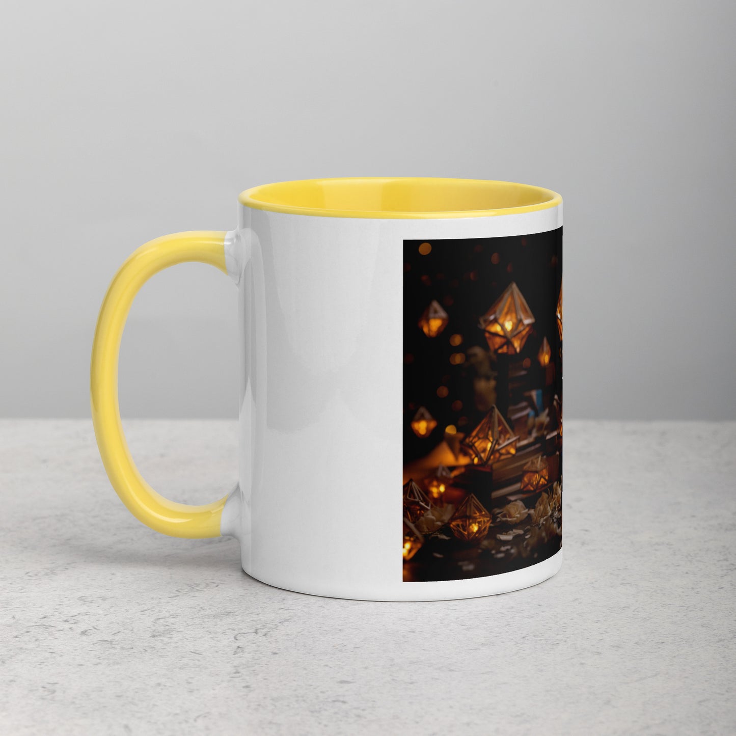 Ascending Buddha Series Print #3 - Mug with Color Inside