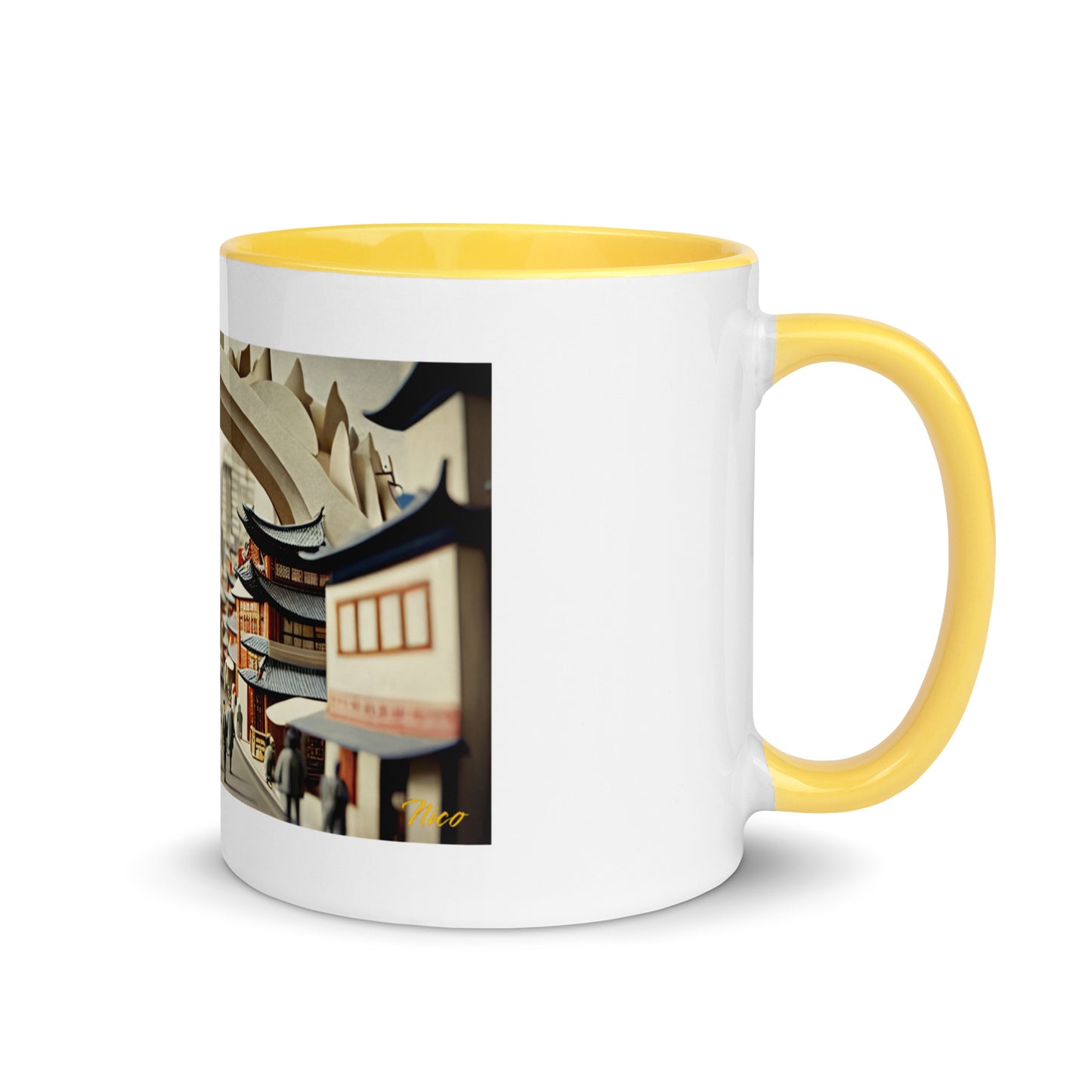 Via The Metropolis Series Print #3 - Mug with Color Inside