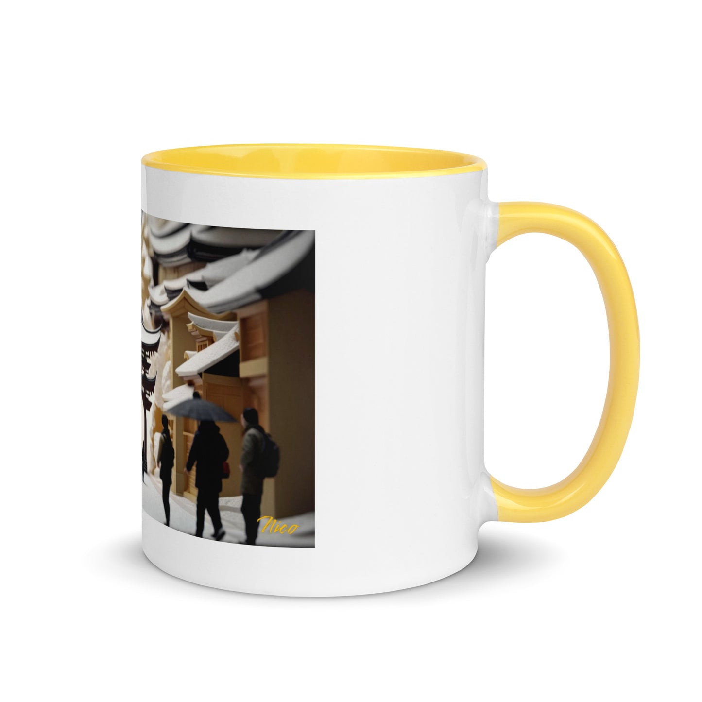 I Wish It Would Snow Series Print #8 - Mug with Color Inside