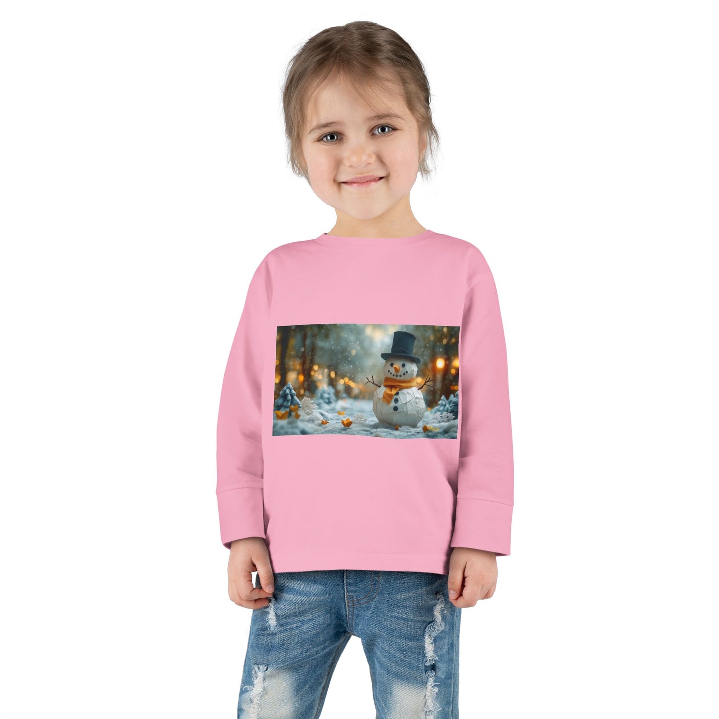 Chirstmas 2024 Series Print #11 Toddler Long Sleeve Tee