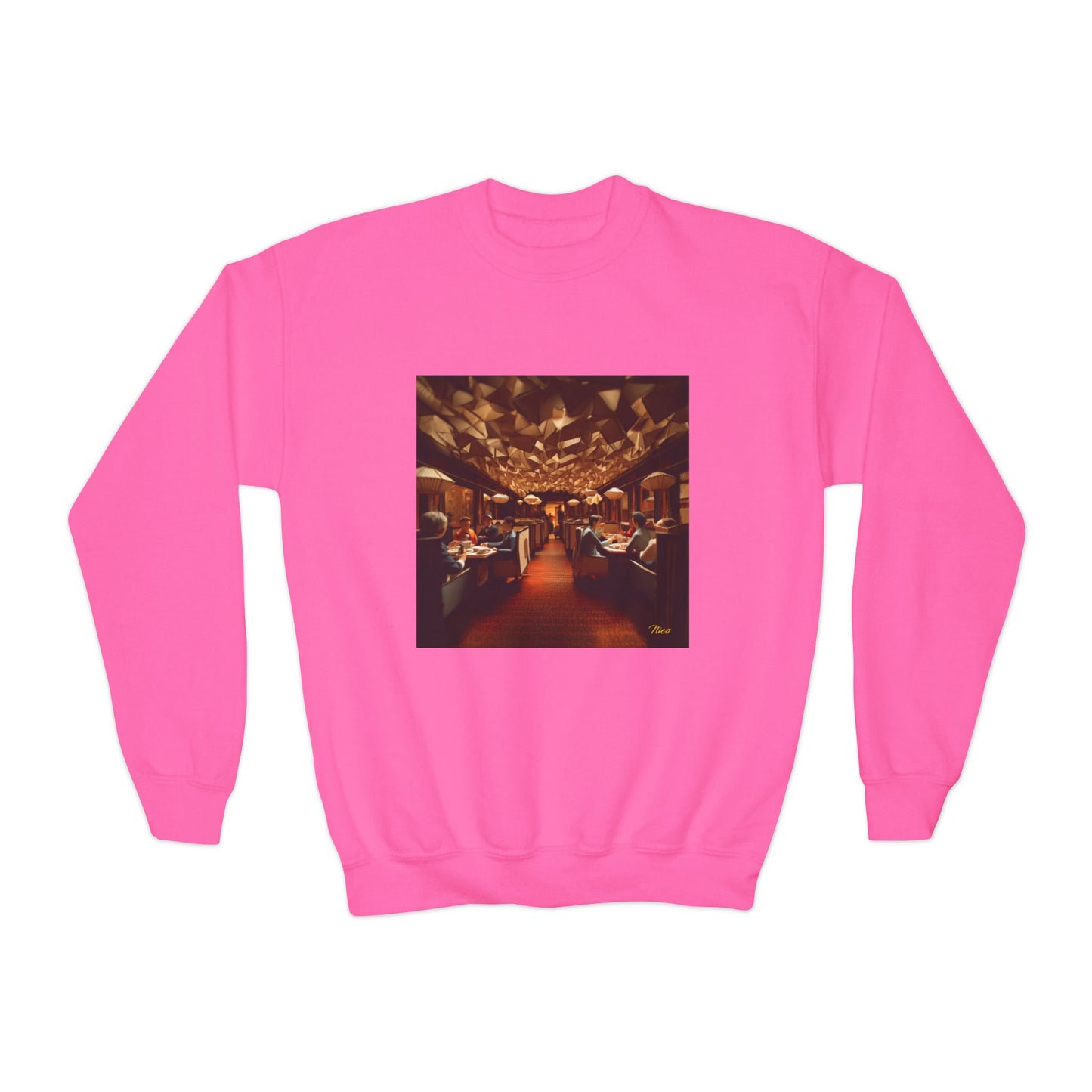 Orient Express Series Print #2 Youth Crewneck Sweatshirt