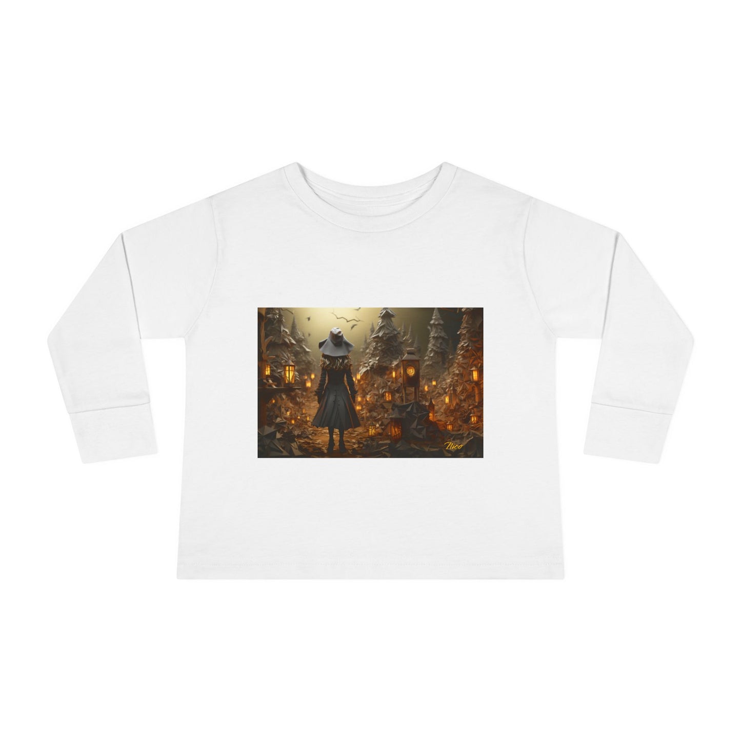 Halloween 2024 Series Print #3 Toddler Long Sleeve Tee