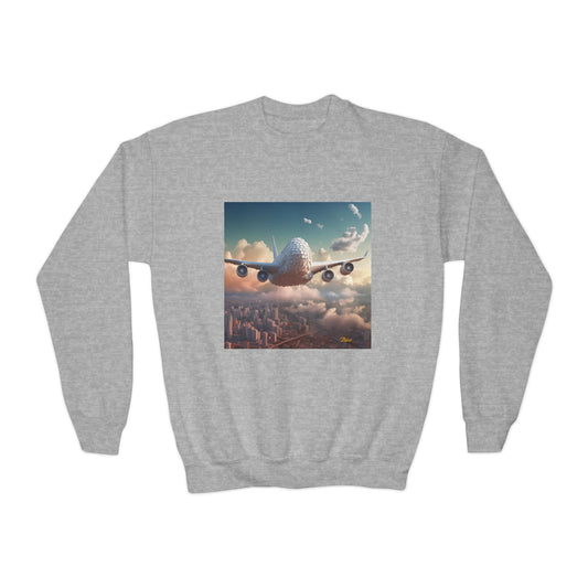 Frequent Flyer Miles Series Print #1 Youth Crewneck Sweatshirt