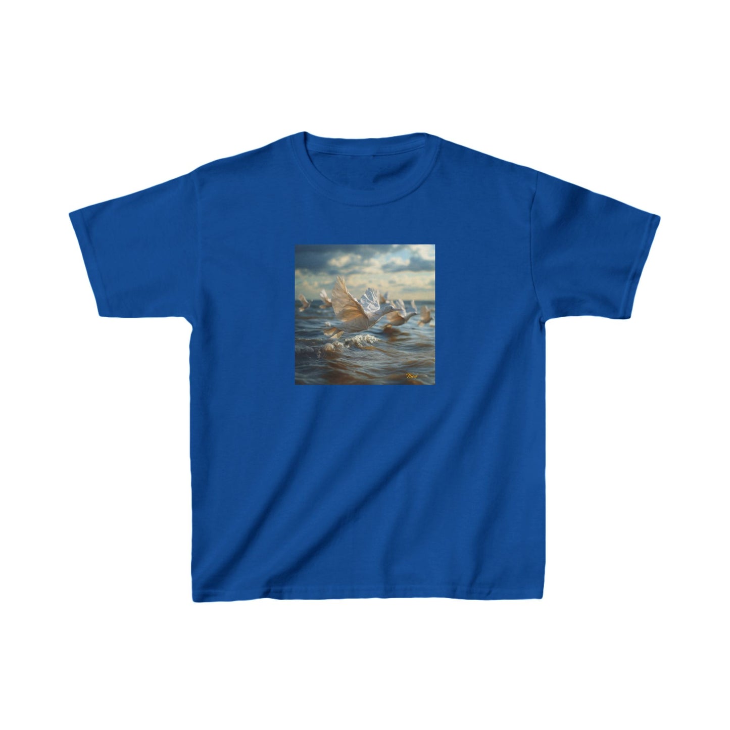 By The Seaside Series Print #7 Kids Heavy Cotton™ Tee