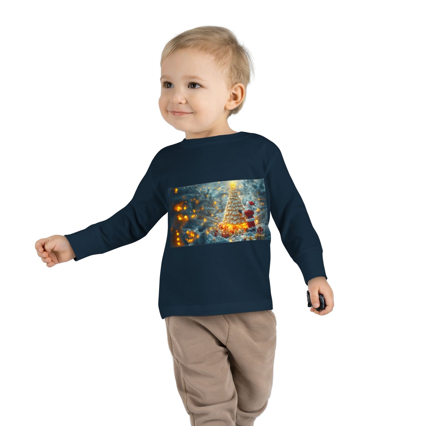 Chirstmas 2024 Series Print #10 Toddler Long Sleeve Tee