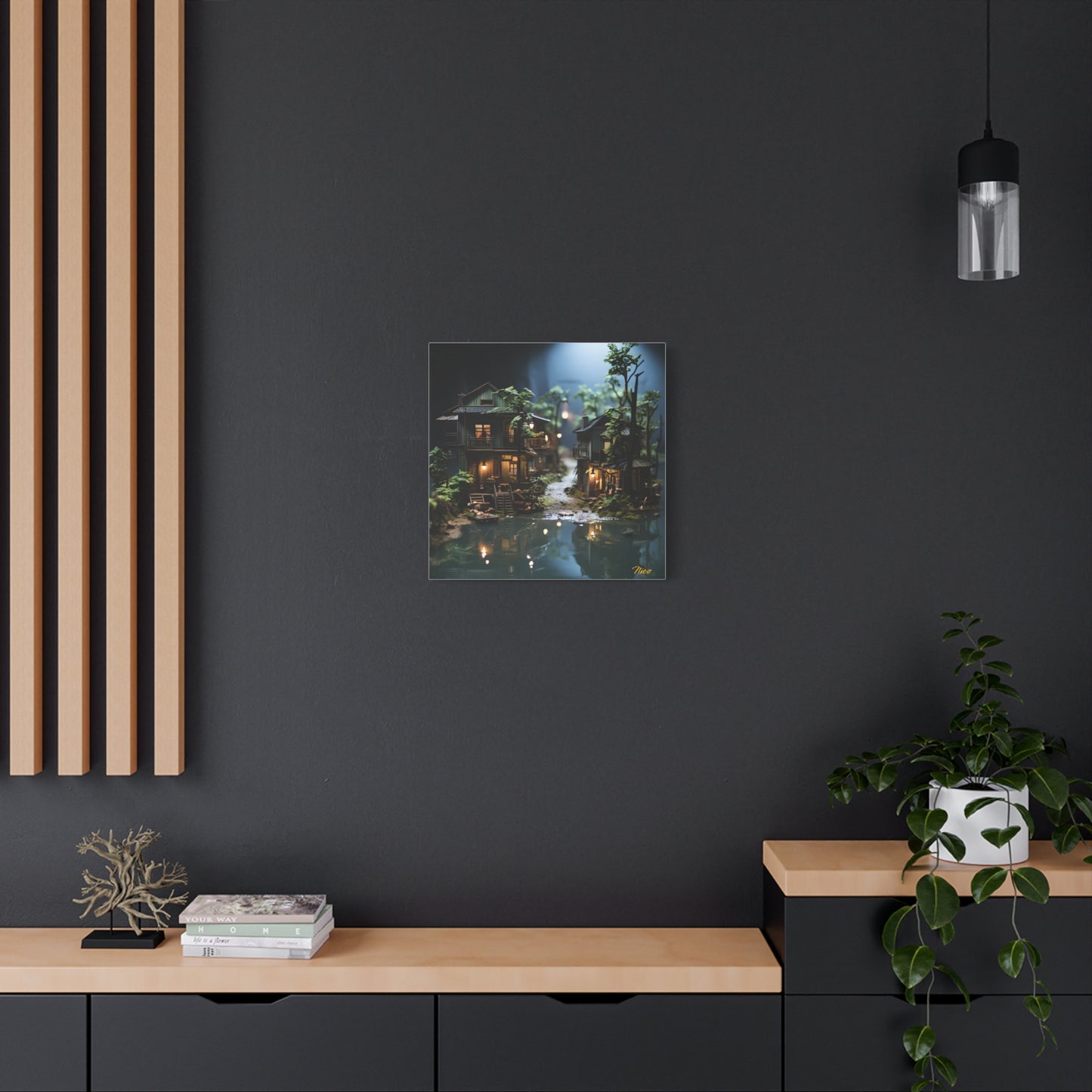 Born On A Bayou Print #3 - Streached Matte Canvas Print, 1.25" Thick