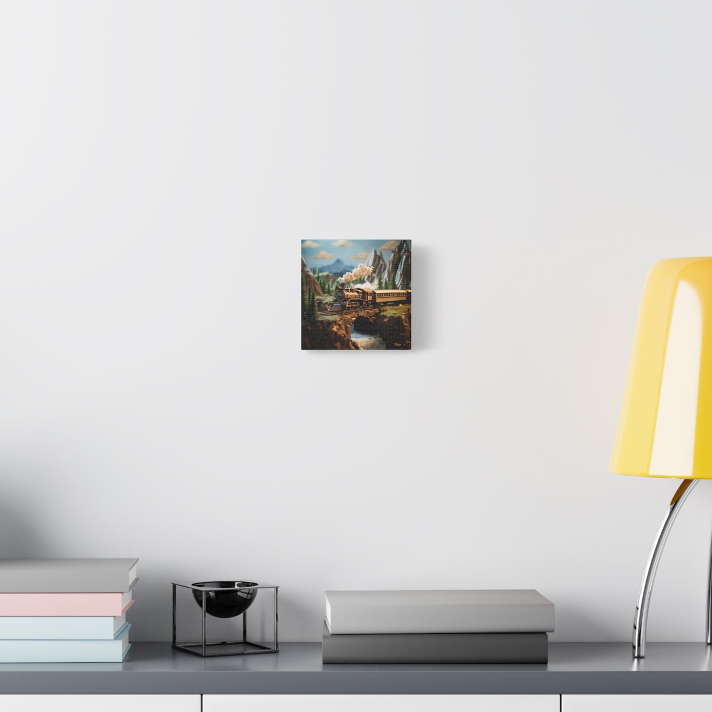 Streched Matte Canvas Print, 1.25" Thick - Featuring Print #5 of the Orient Express Series by origami artist Nico