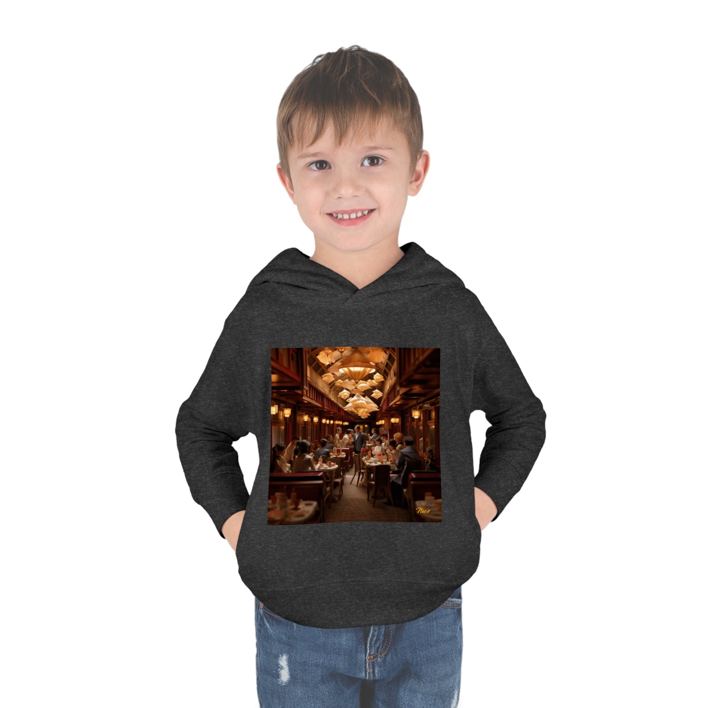 Orient Express Series Print #8 Toddler Pullover Fleece Hoodie