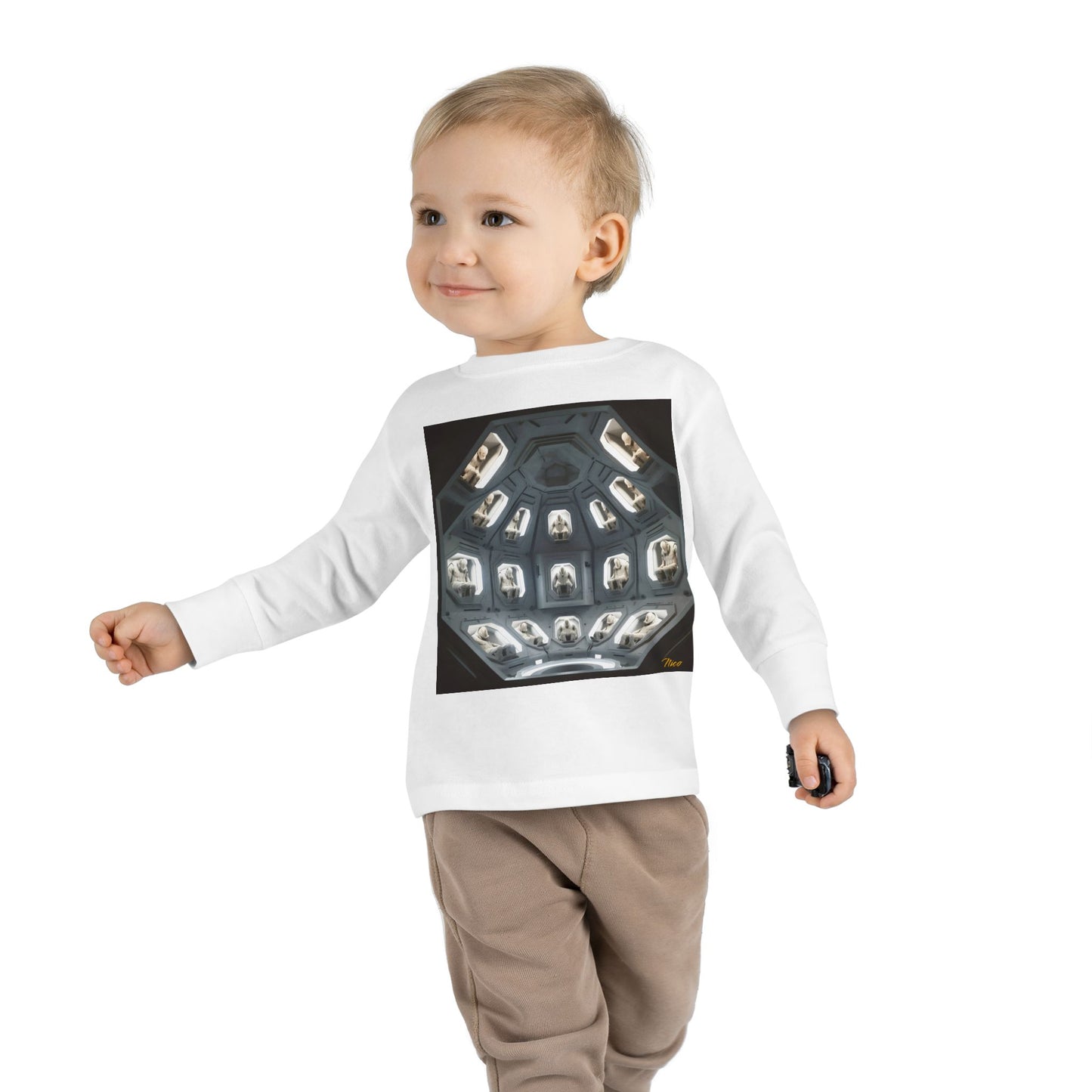 Elons' Dream Series Print #2 Toddler Long Sleeve Tee