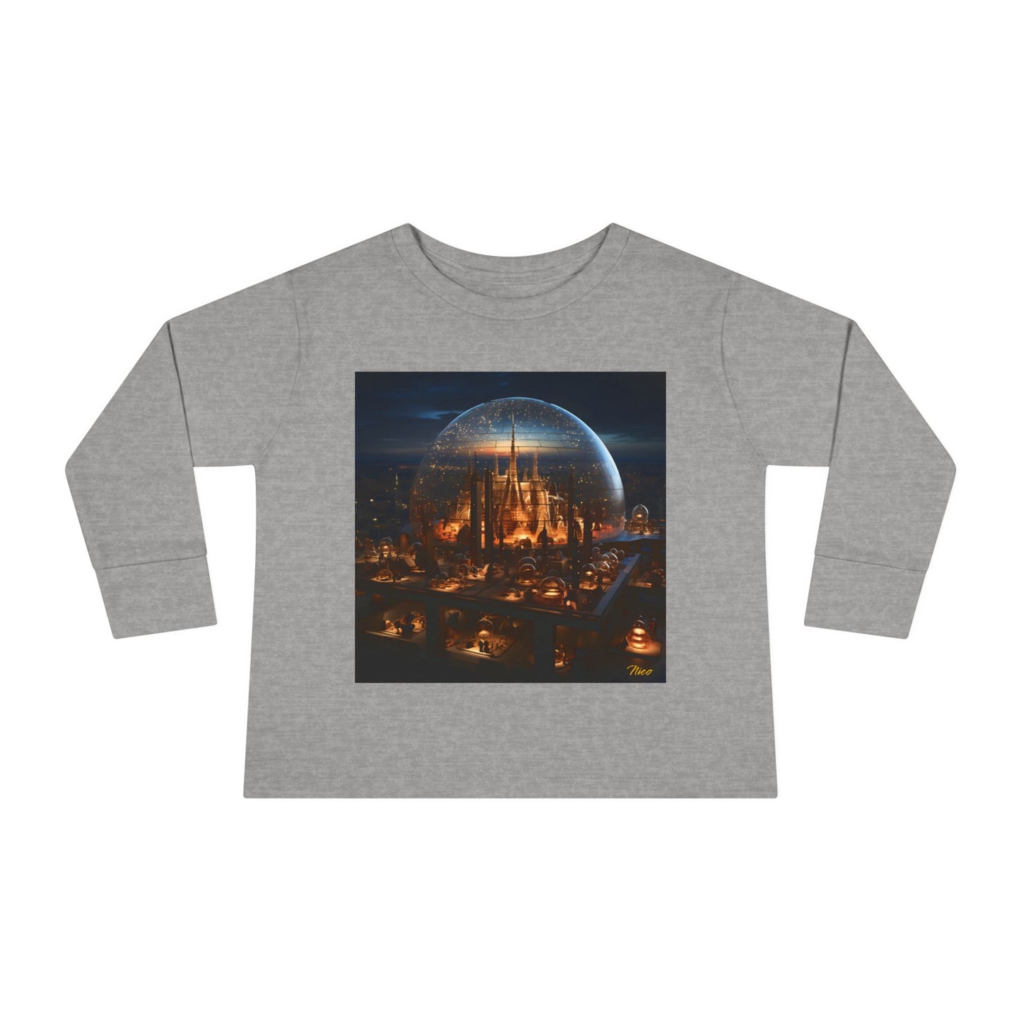 Elons' Dream Series Print #10 Toddler Long Sleeve Tee