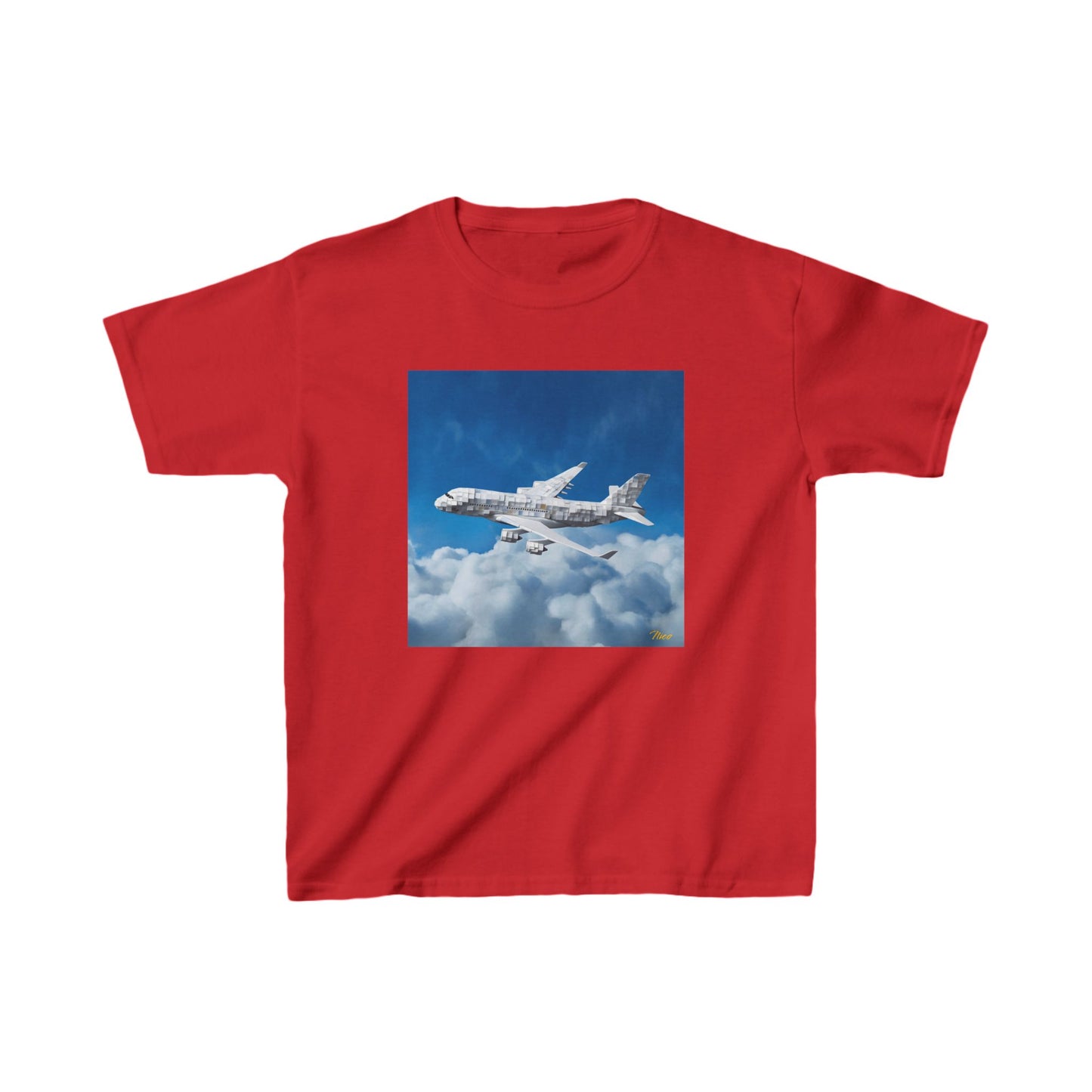 Frequent Flyer Miles Series Print #5 Kids Heavy Cotton™ Tee