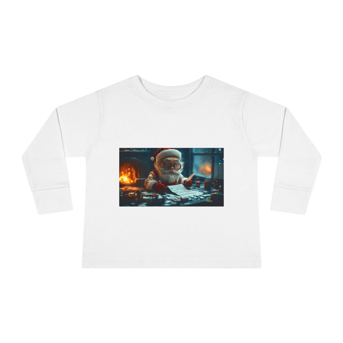 Chirstmas 2024 Series Print #1 Toddler Long Sleeve Tee