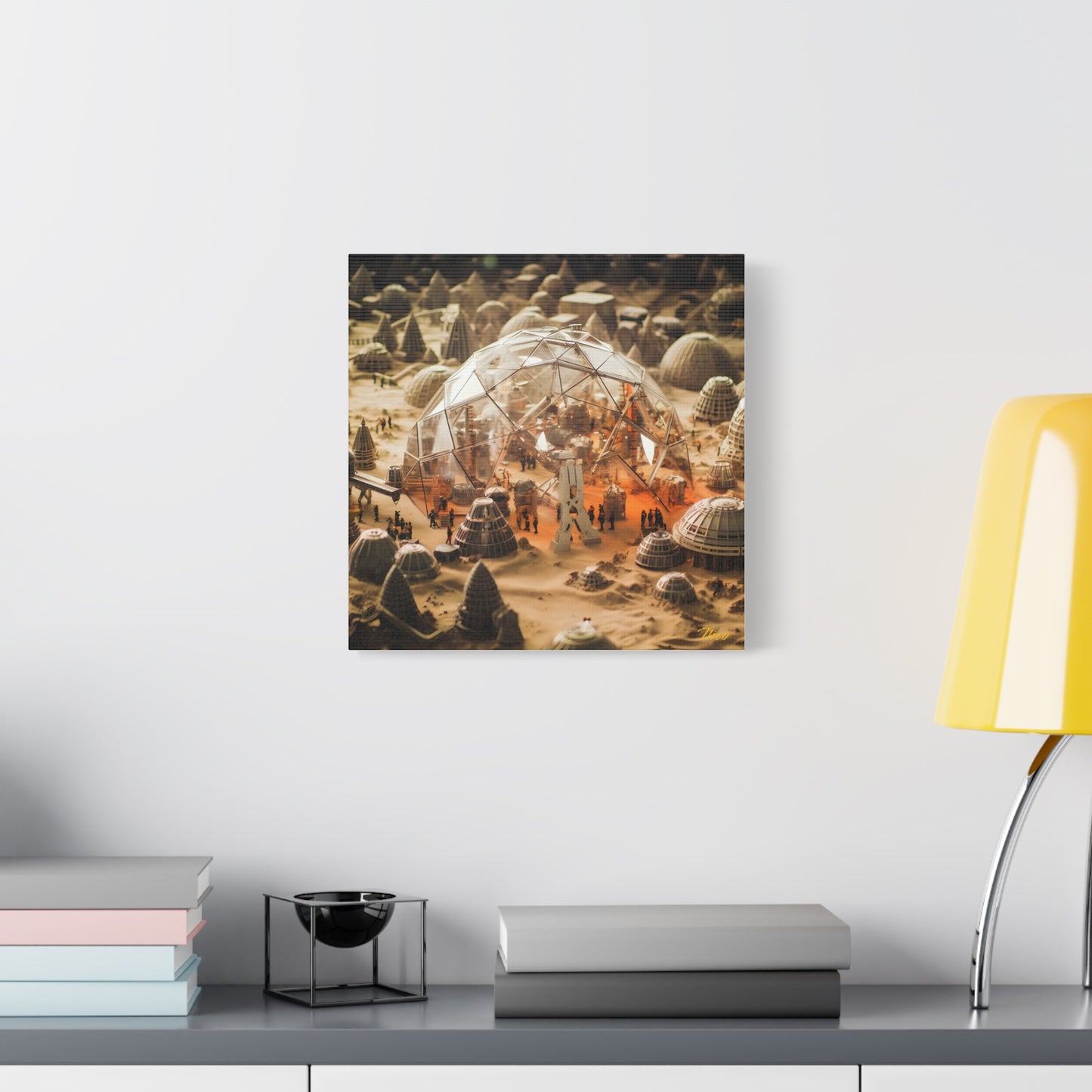 Elons' Dream Series Print #9 - Streched Matte Canvas Print, 1.25" Thick