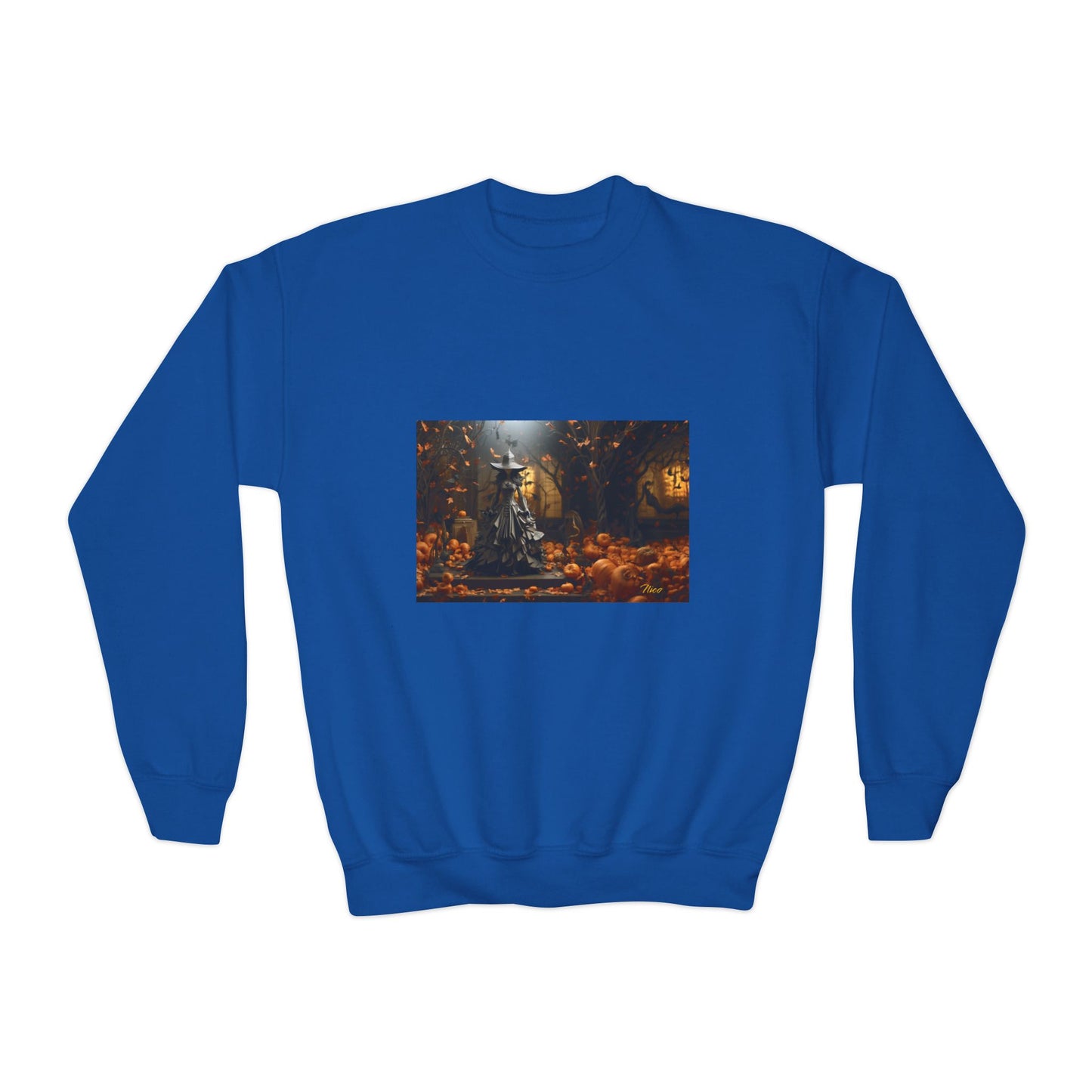 Halloween 2024 Series Print #10 Youth Crewneck Sweatshirt