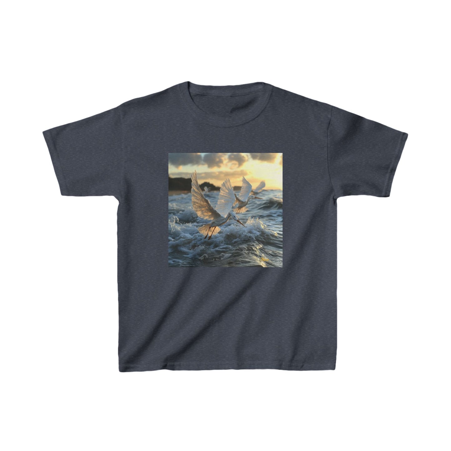 By The Seaside Series Print #10 Kids Heavy Cotton™ Tee