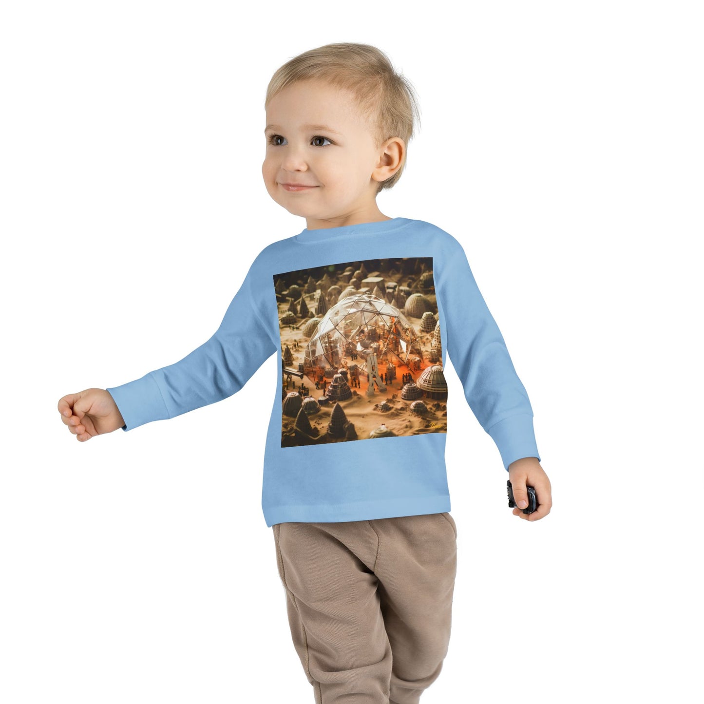 Elons' Dream Series Print #9 Toddler Long Sleeve Tee