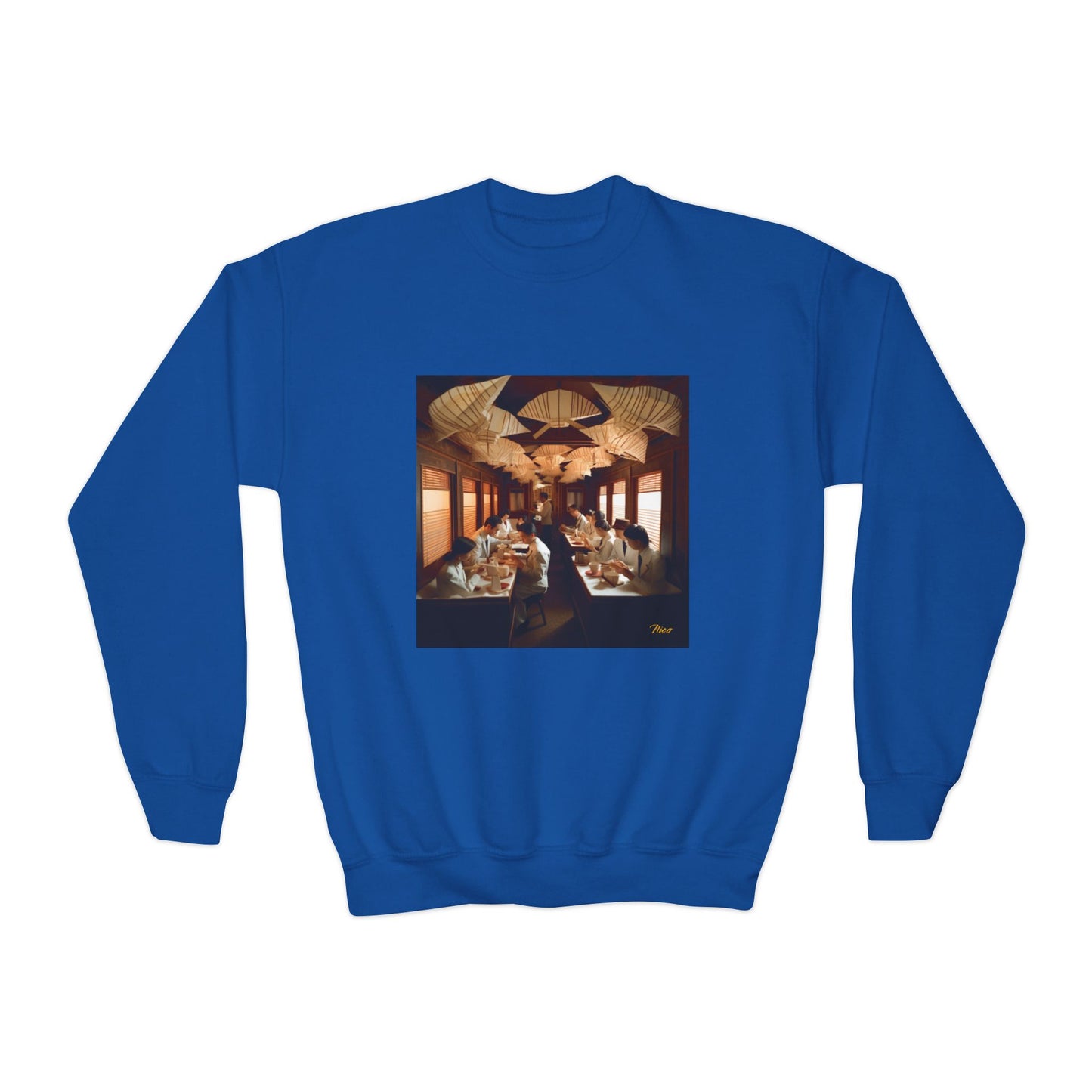 Orient Express Series Print #4 Youth Crewneck Sweatshirt