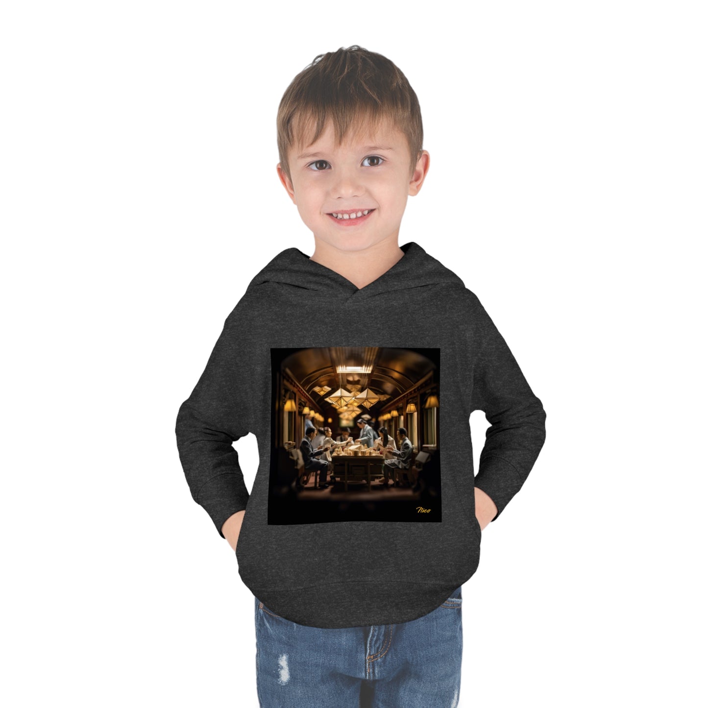 Orient Express Series Print #6 Toddler Pullover Fleece Hoodie