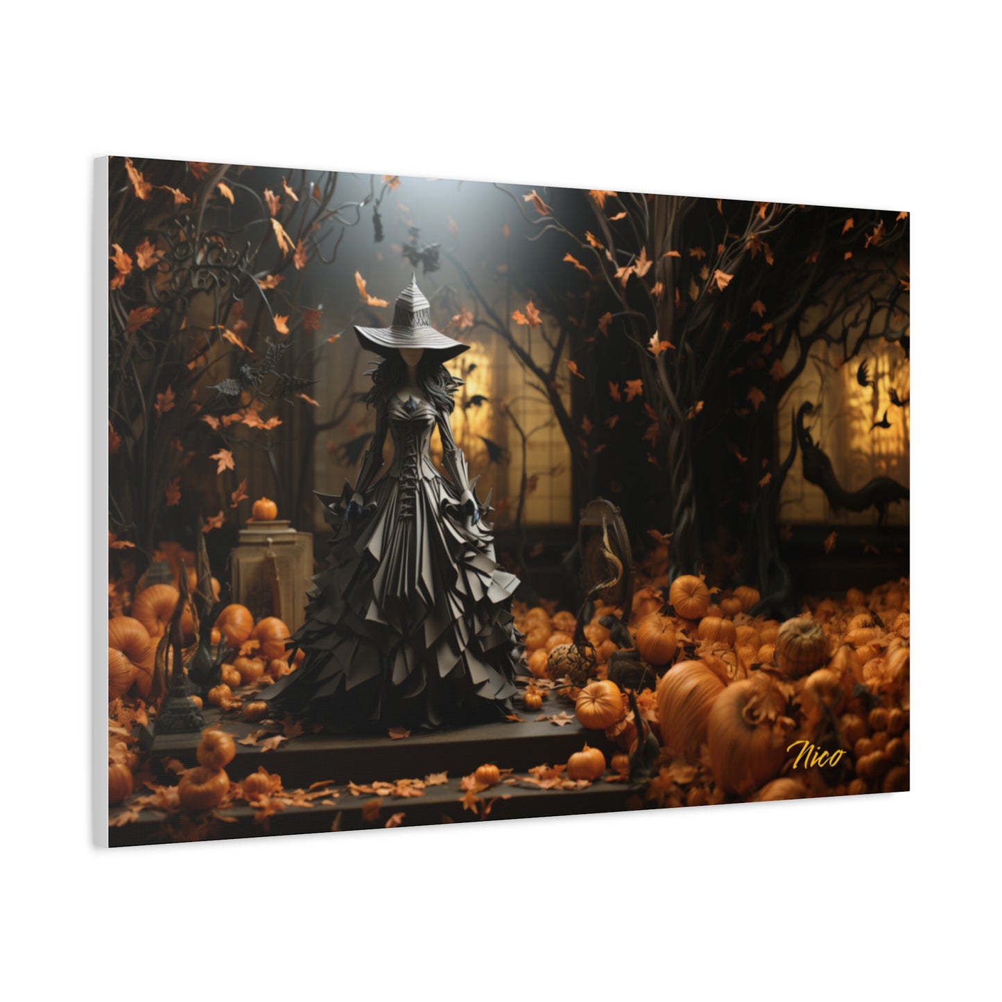 Halloween 2023 Series Print #10 - Streched Matte Canvas Print, 1.25" Thick