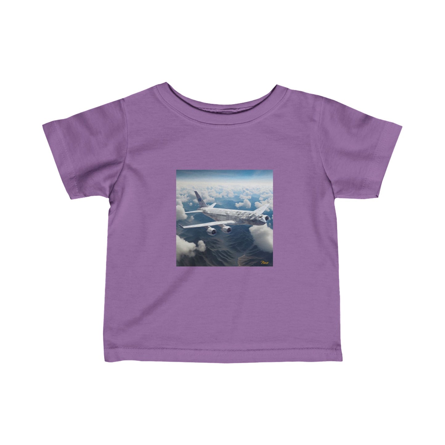 Frequent Flyer Miles Series Print #7 Infant Fine Jersey Tee