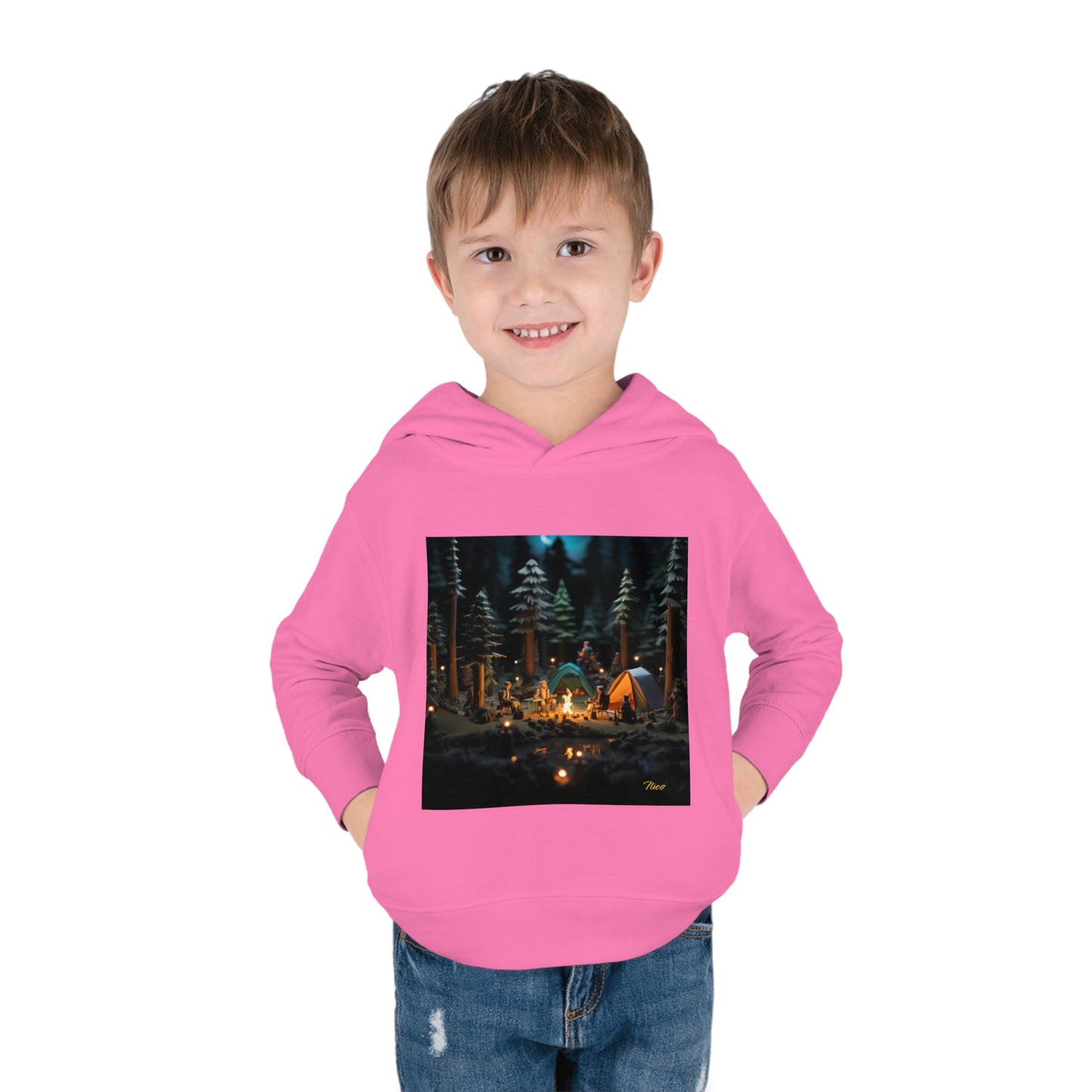 Under The Starry Skies Series Print #3 Toddler Pullover Fleece Hoodie