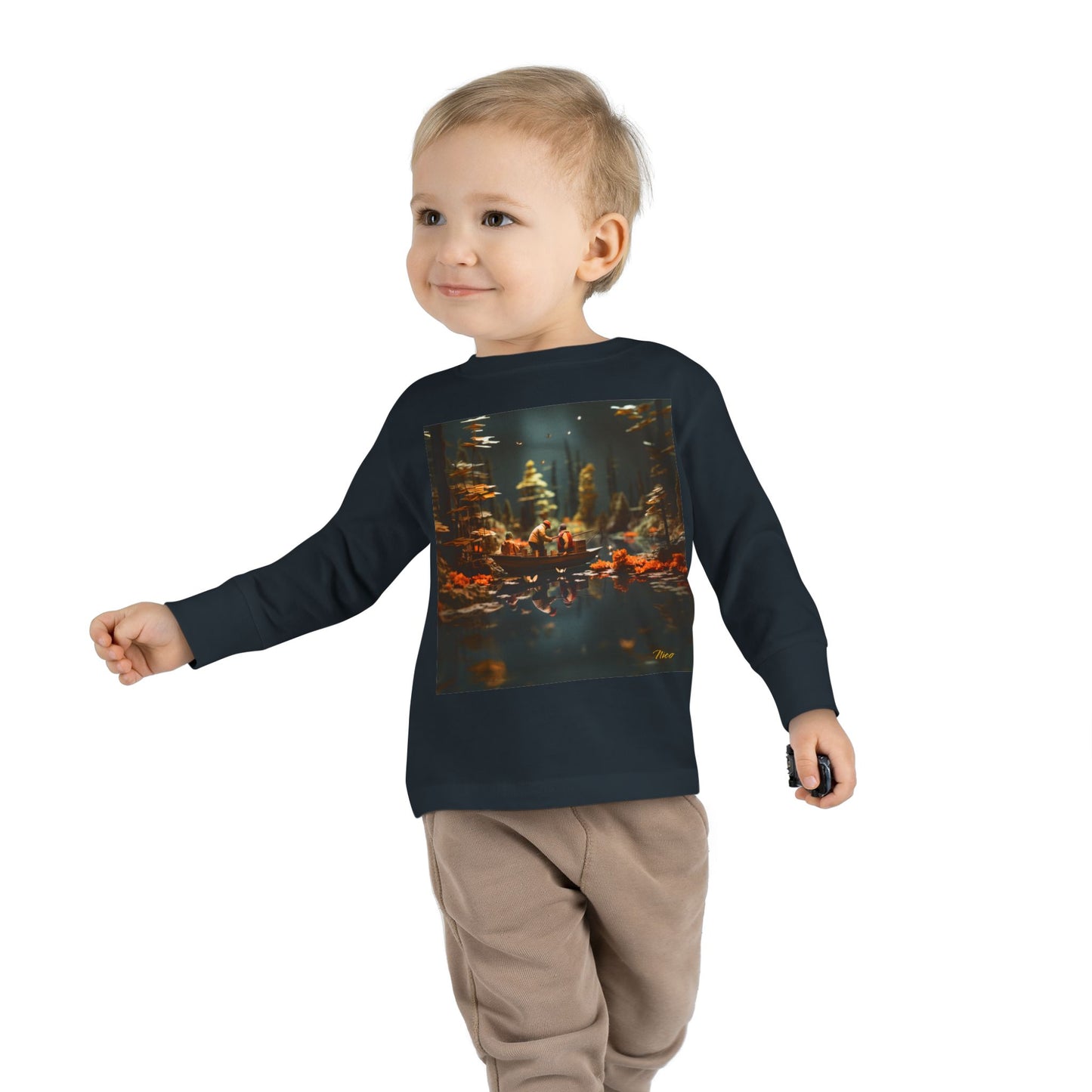 Born On A Bayou Series Print #10 Toddler Long Sleeve Tee