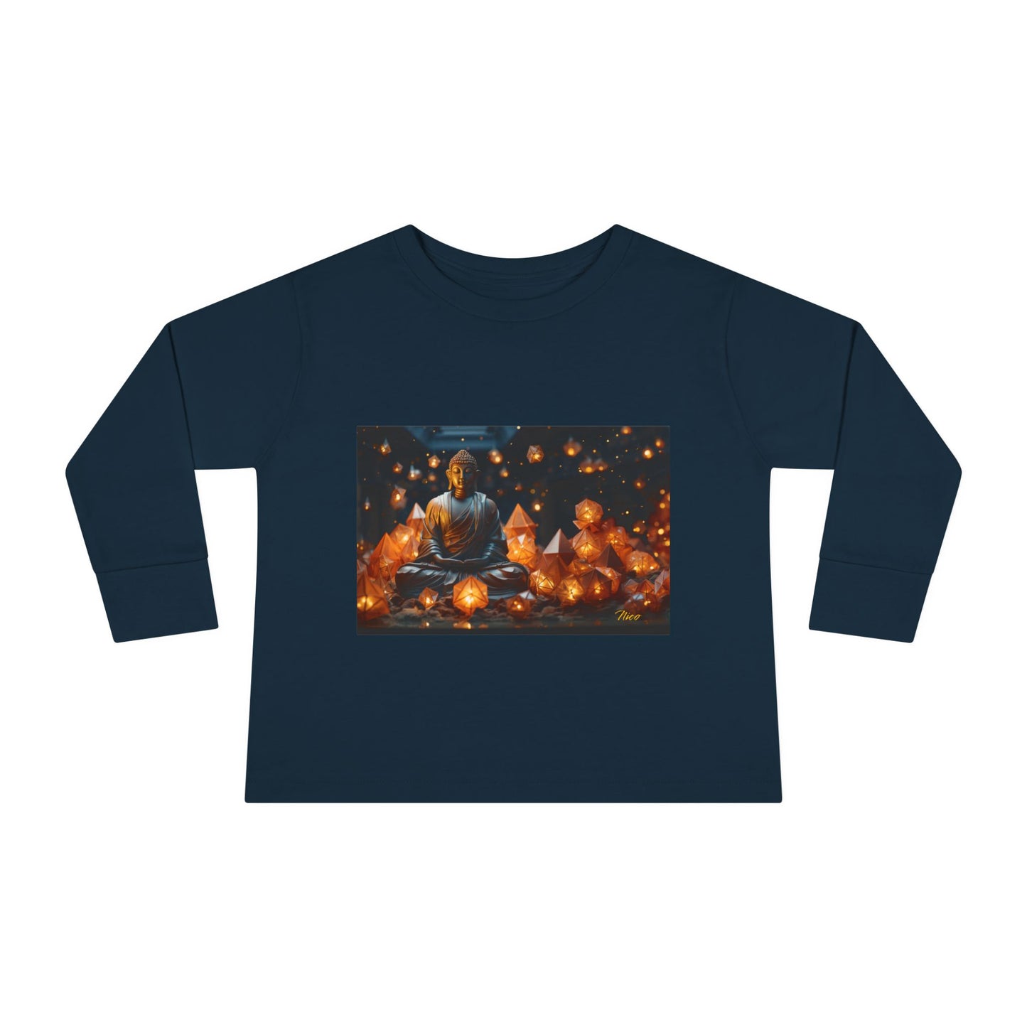 Ascending Buddha Series Print #9 Toddler Long Sleeve Tee