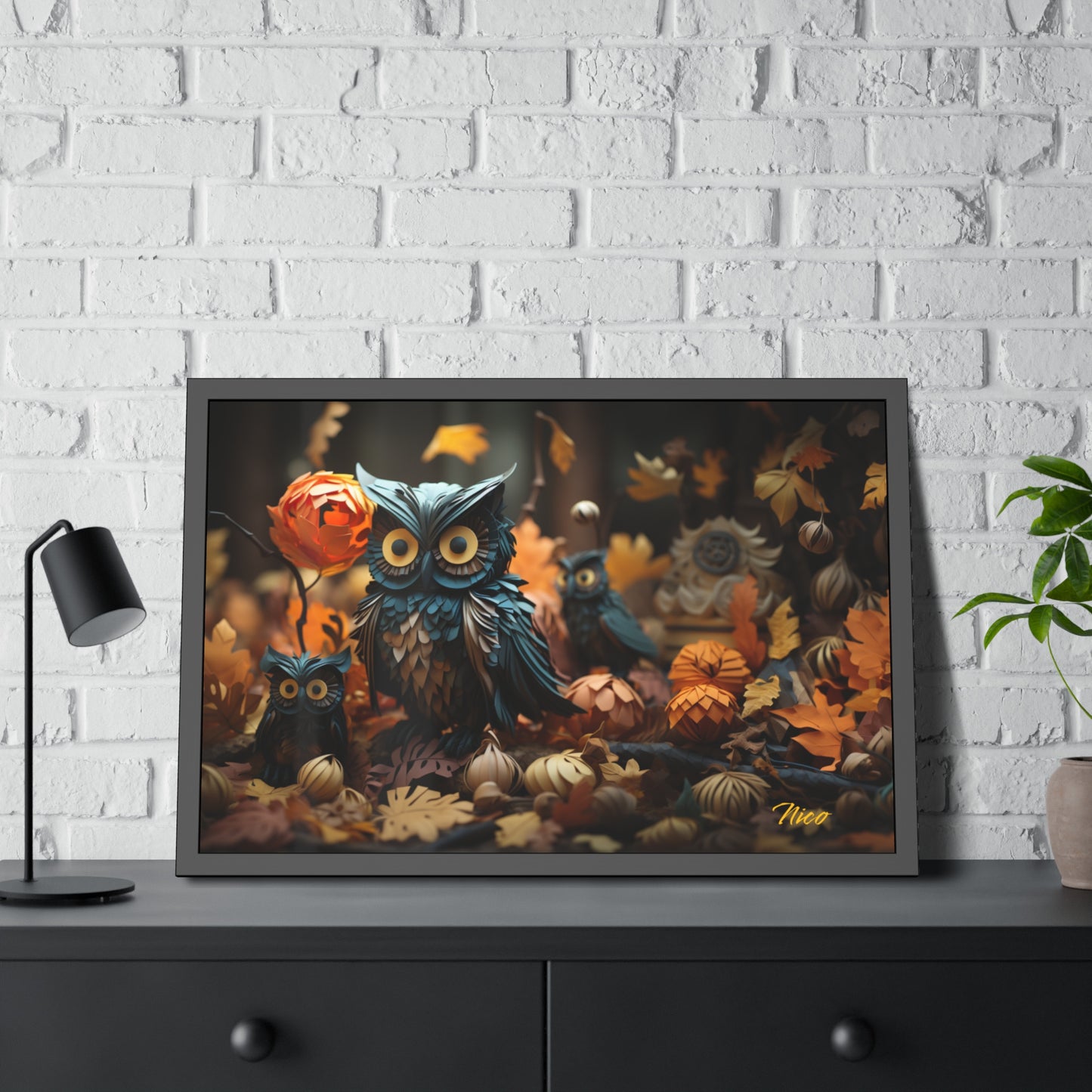 Halloween 2024 Series Print #8 - Framed Fine Art Paper Print