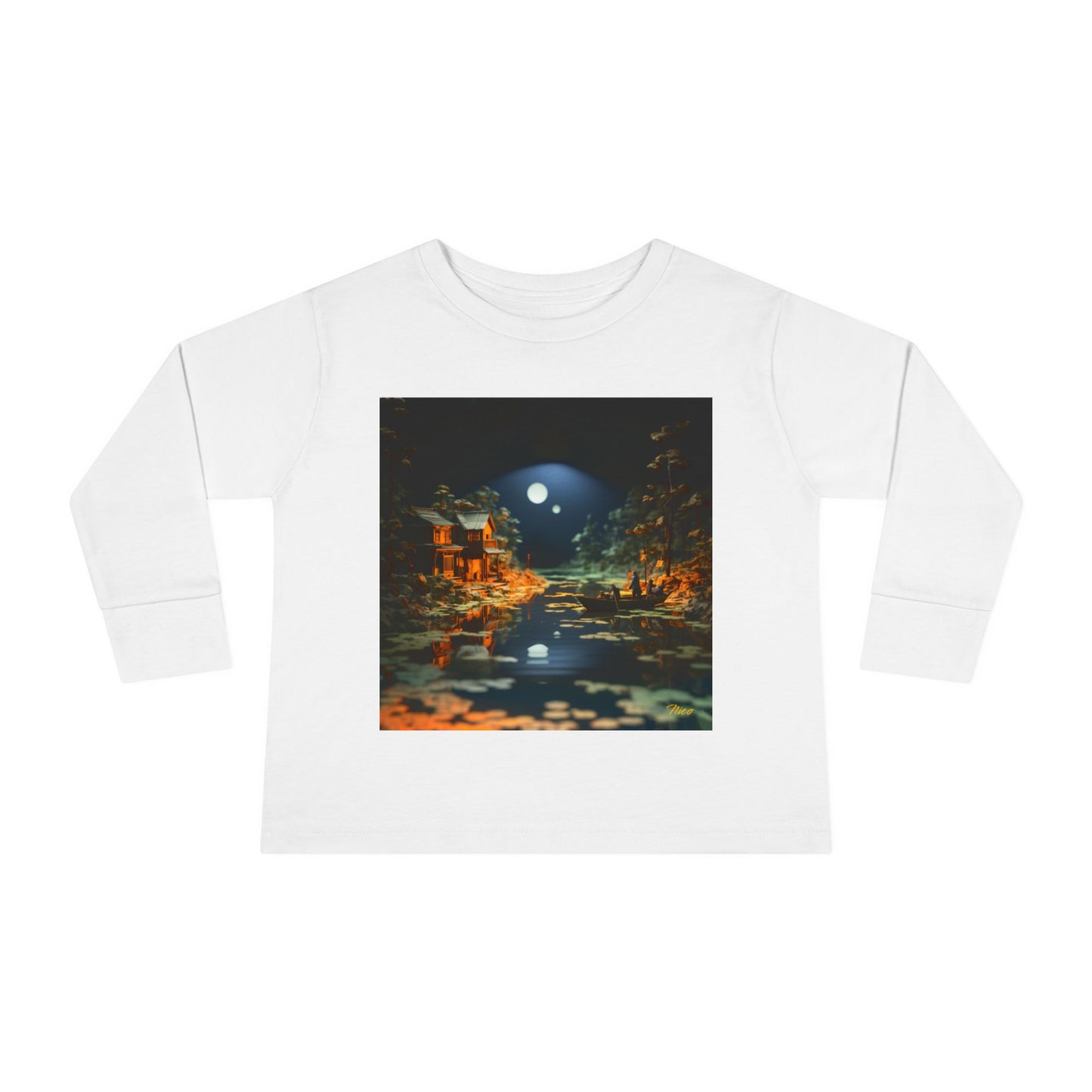 Born On A Bayou Series Print #3 Toddler Long Sleeve Tee