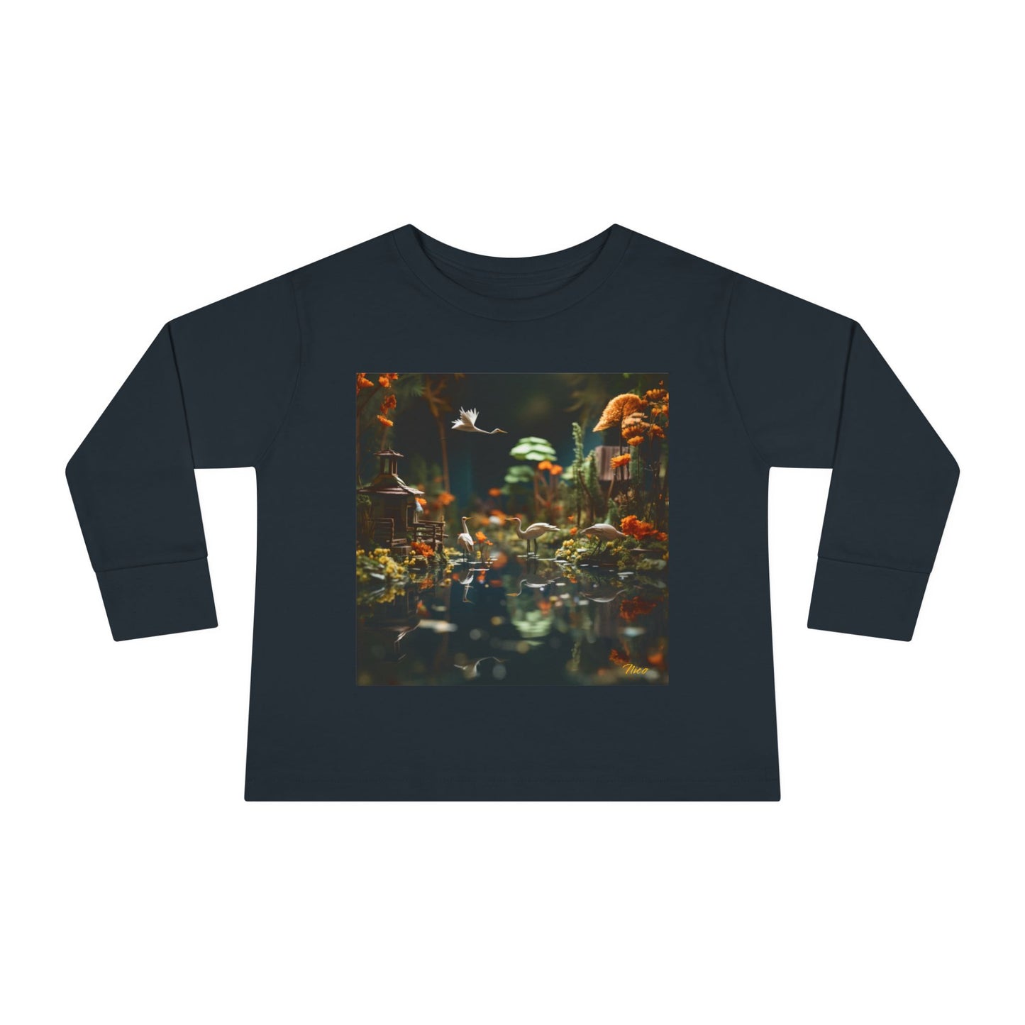 Born On A Bayou Series Print #6 Toddler Long Sleeve Tee