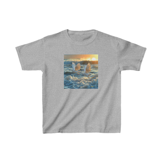 By The Seaside Series Print #5 Kids Heavy Cotton™ Tee