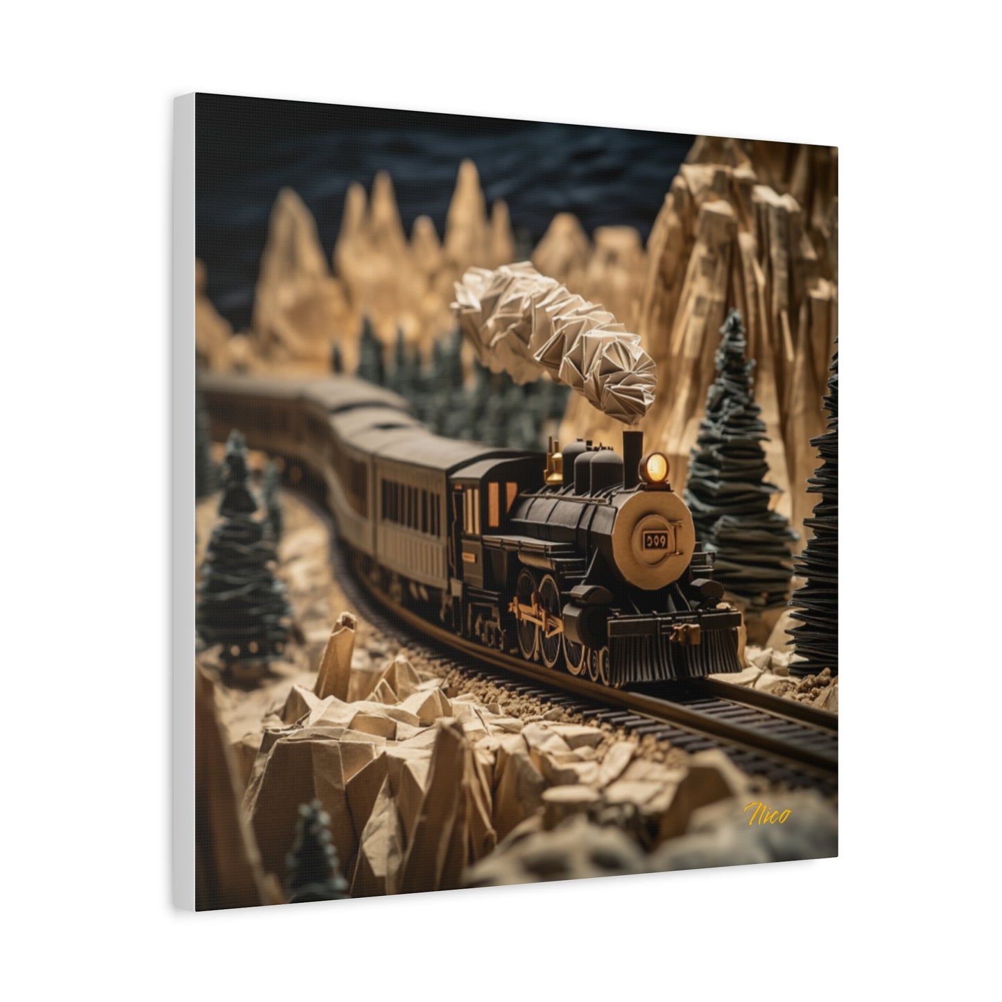 Orient Express Series Print #1 - Streched Matte Canvas Print, 1.25" Thick