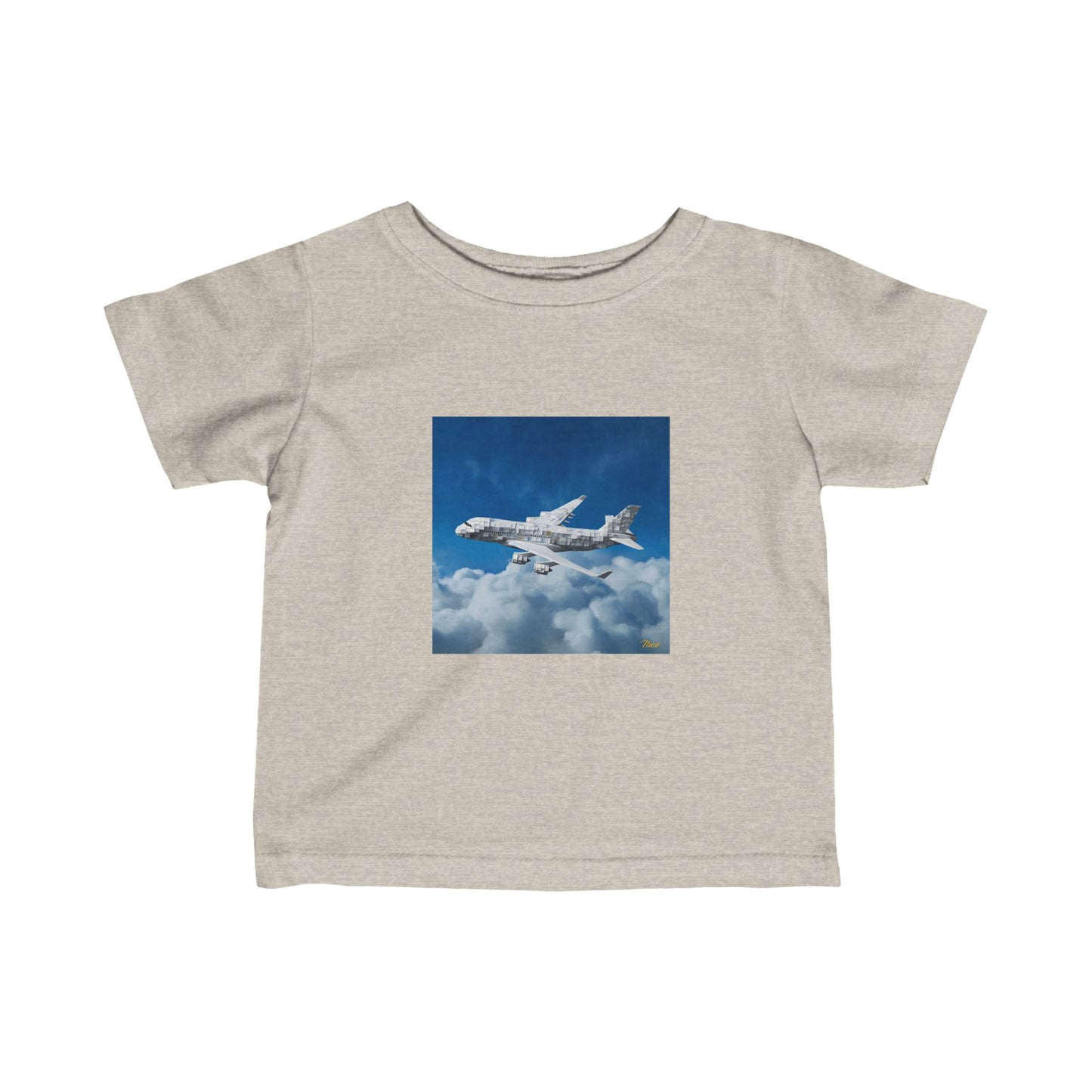 Frequent Flyer Miles Series Print #5 Infant Fine Jersey Tee