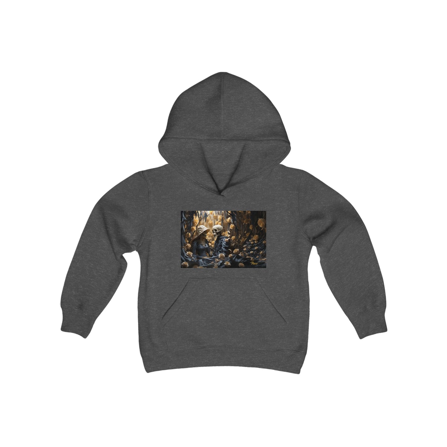 Halloween 2024 Series Print #4 Youth Heavy Blend Hooded Sweatshirt