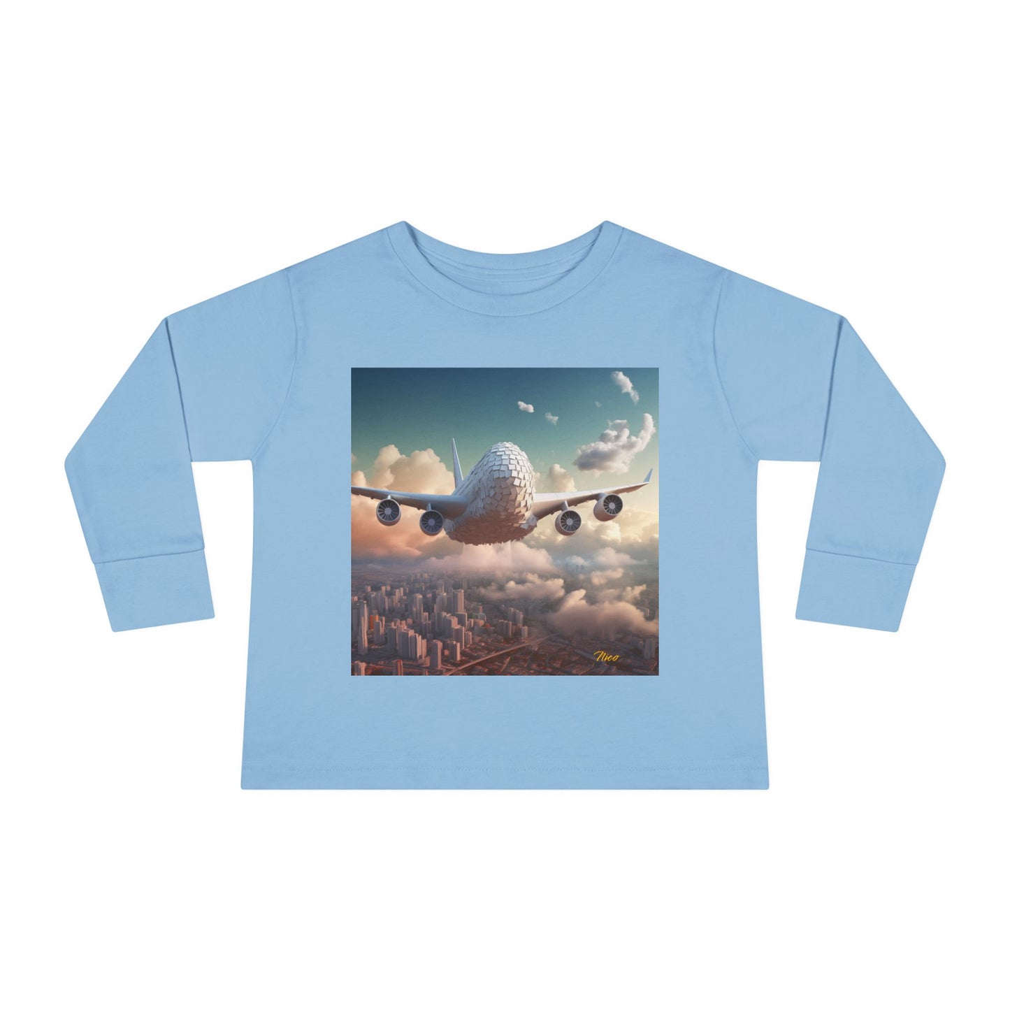 Big Ol' Jet Airliner Series Print #1 Toddler Long Sleeve Tee