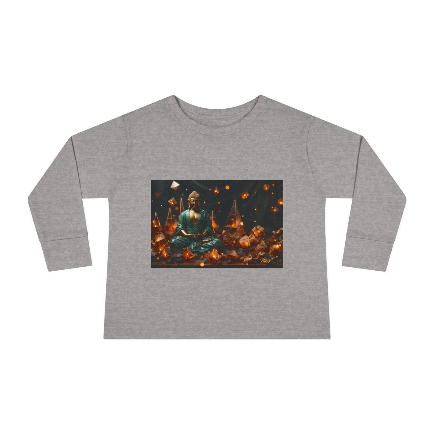 Ascending Buddha Series Print #4 Toddler Long Sleeve Tee