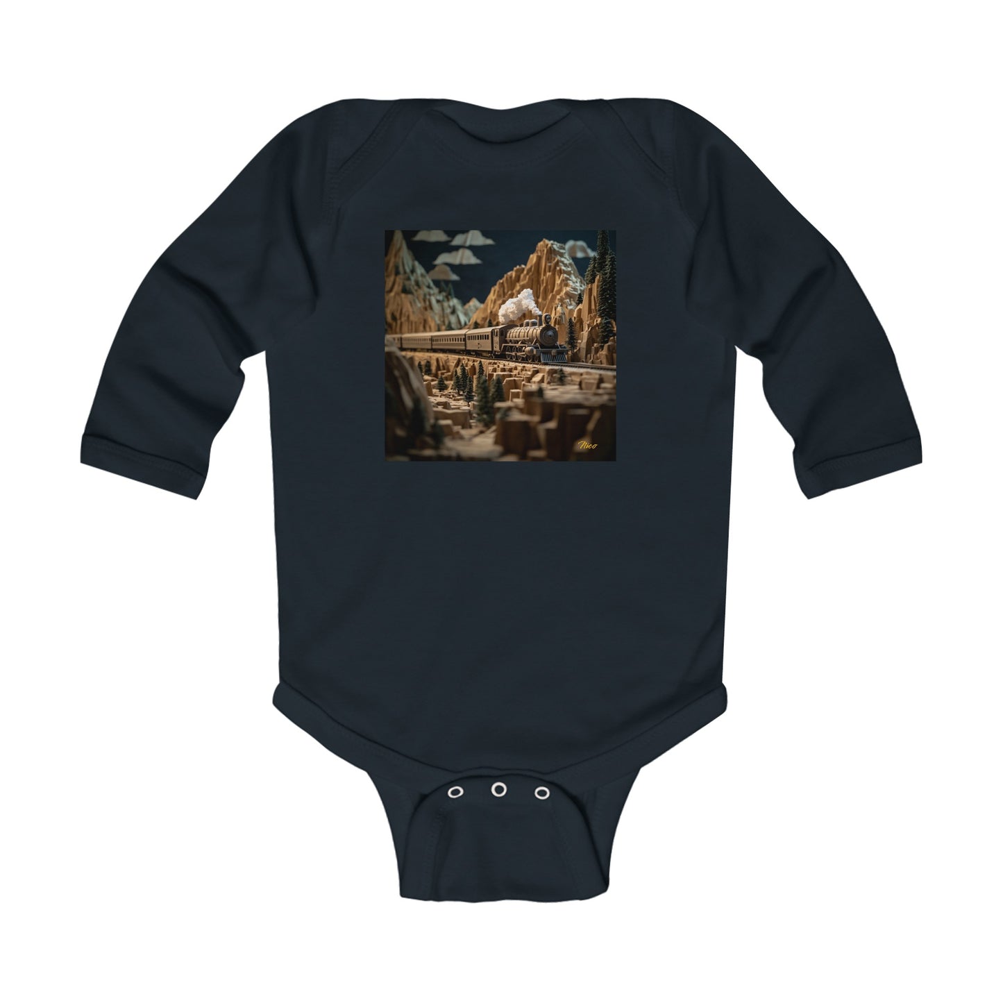 Orient Express Series Print #9 Infant Long Sleeve Bodysuit