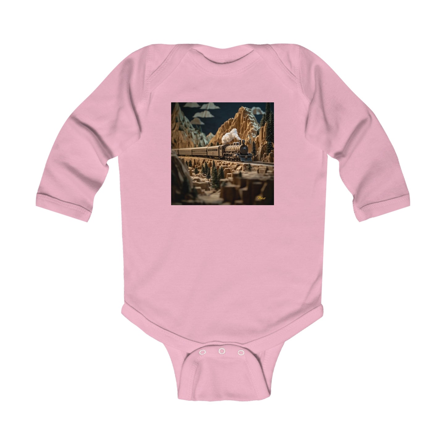 Orient Express Series Print #9 Infant Long Sleeve Bodysuit