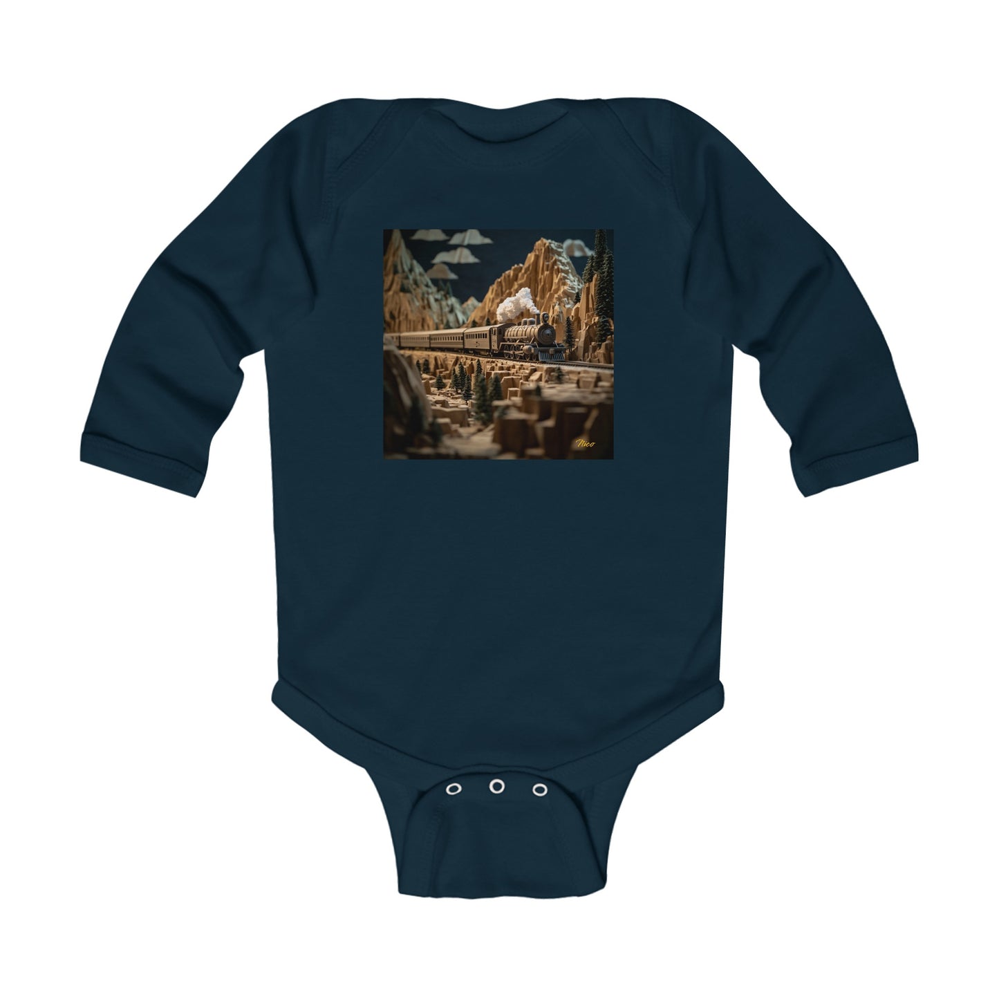 Orient Express Series Print #9 Infant Long Sleeve Bodysuit