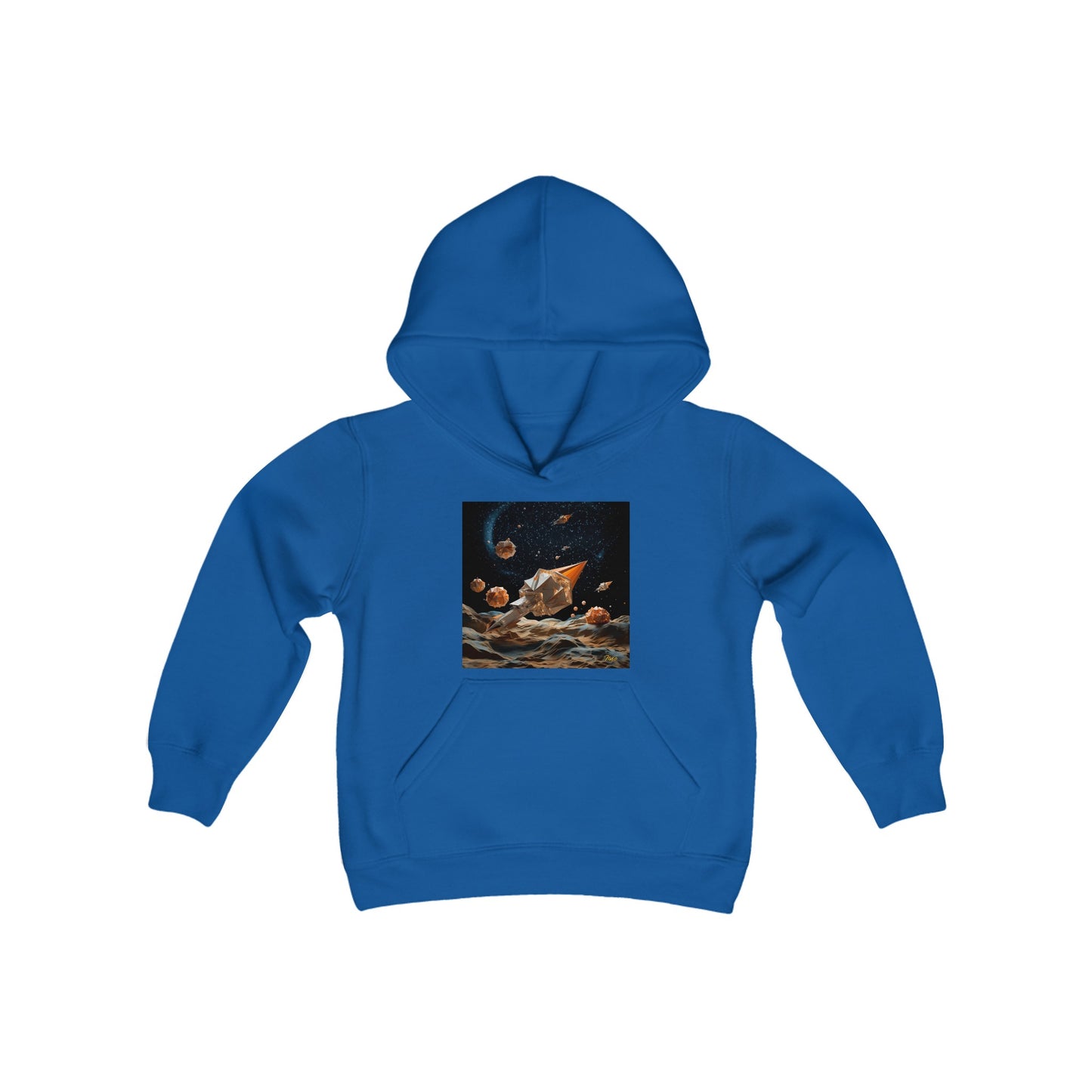 Elons' Dream Series Print #3 Youth Heavy Blend Hooded Sweatshirt