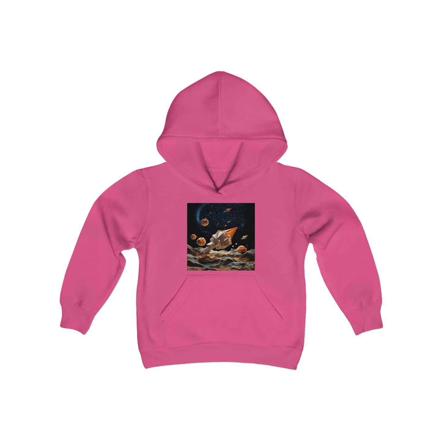 Elons' Dream Series Print #3 Youth Heavy Blend Hooded Sweatshirt