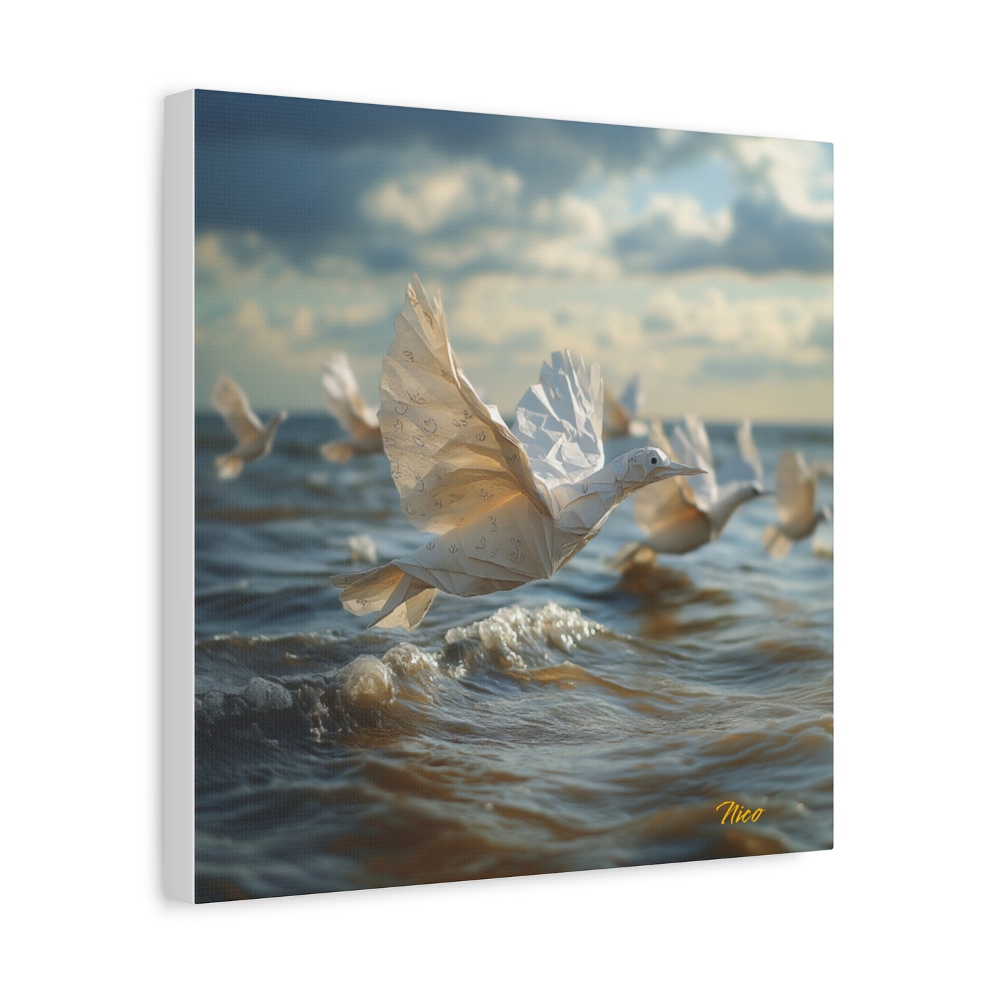 By The Seaside Series Print #8 - Streched Matte Canvas Print, 1.25" Thick