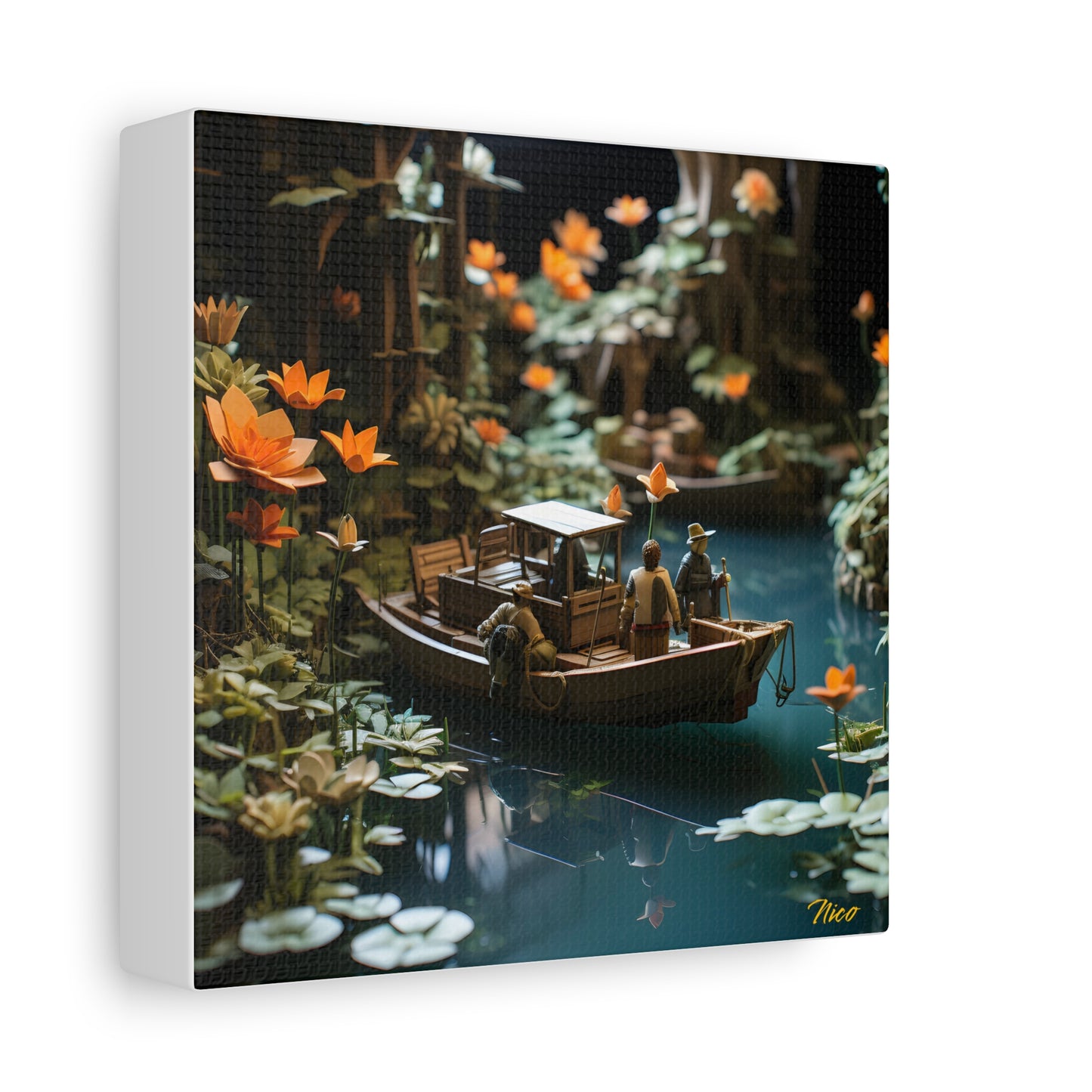 Born On A Bayou Print #4 - Streached Matte Canvas Print, 1.25" Thick