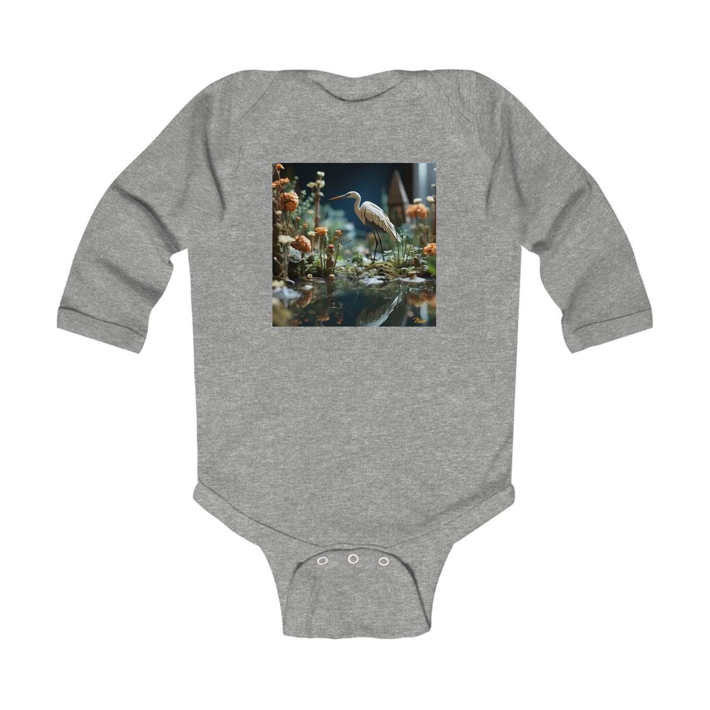 Born On A Bayou Series Print #1 Infant Long Sleeve Bodysuit